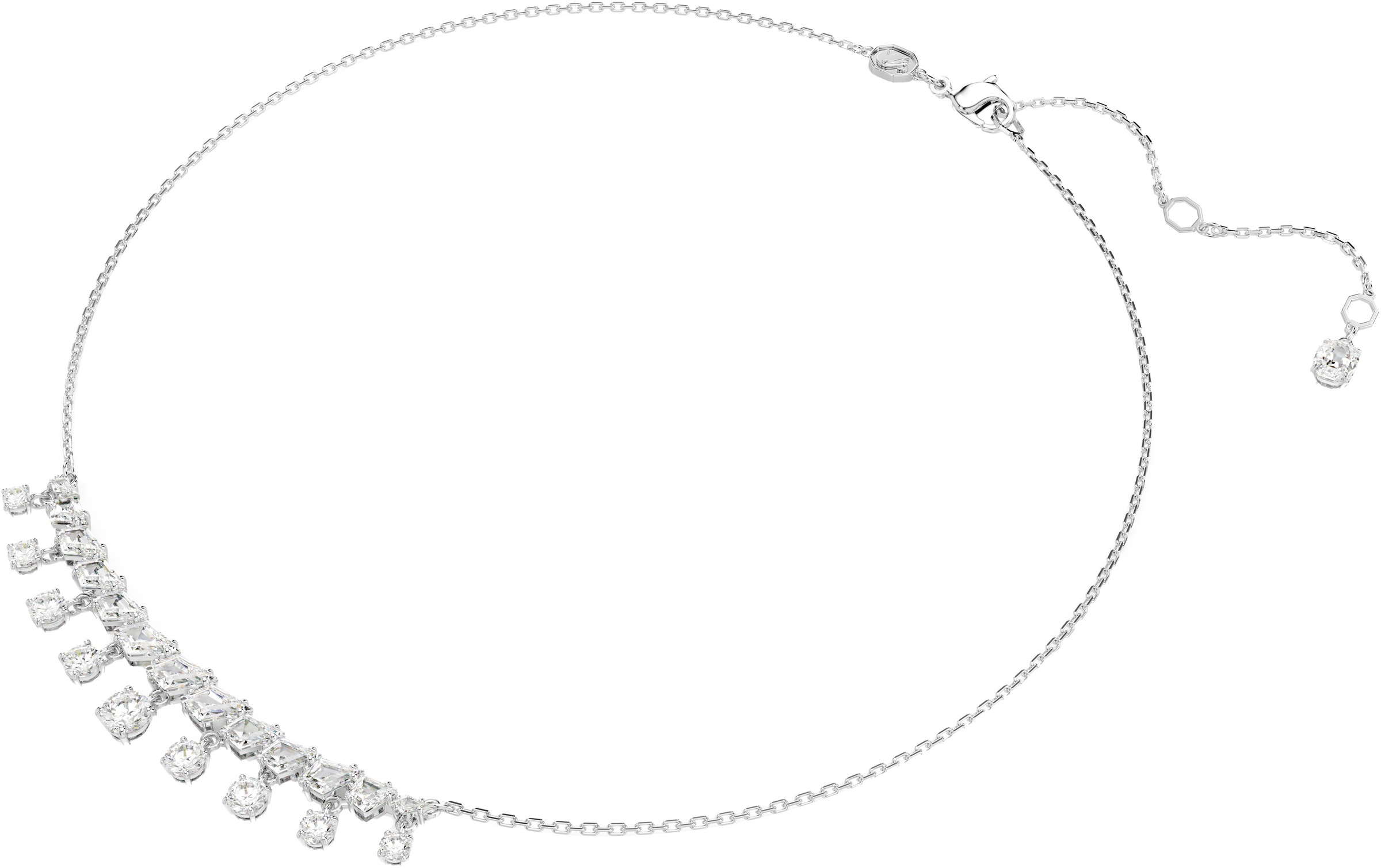 Swarovski Collier »Schmuck Geschenk Halskette Idyllia Schneeflocke, 5692637«, mit Swarovski® Zirkonia (synth.)