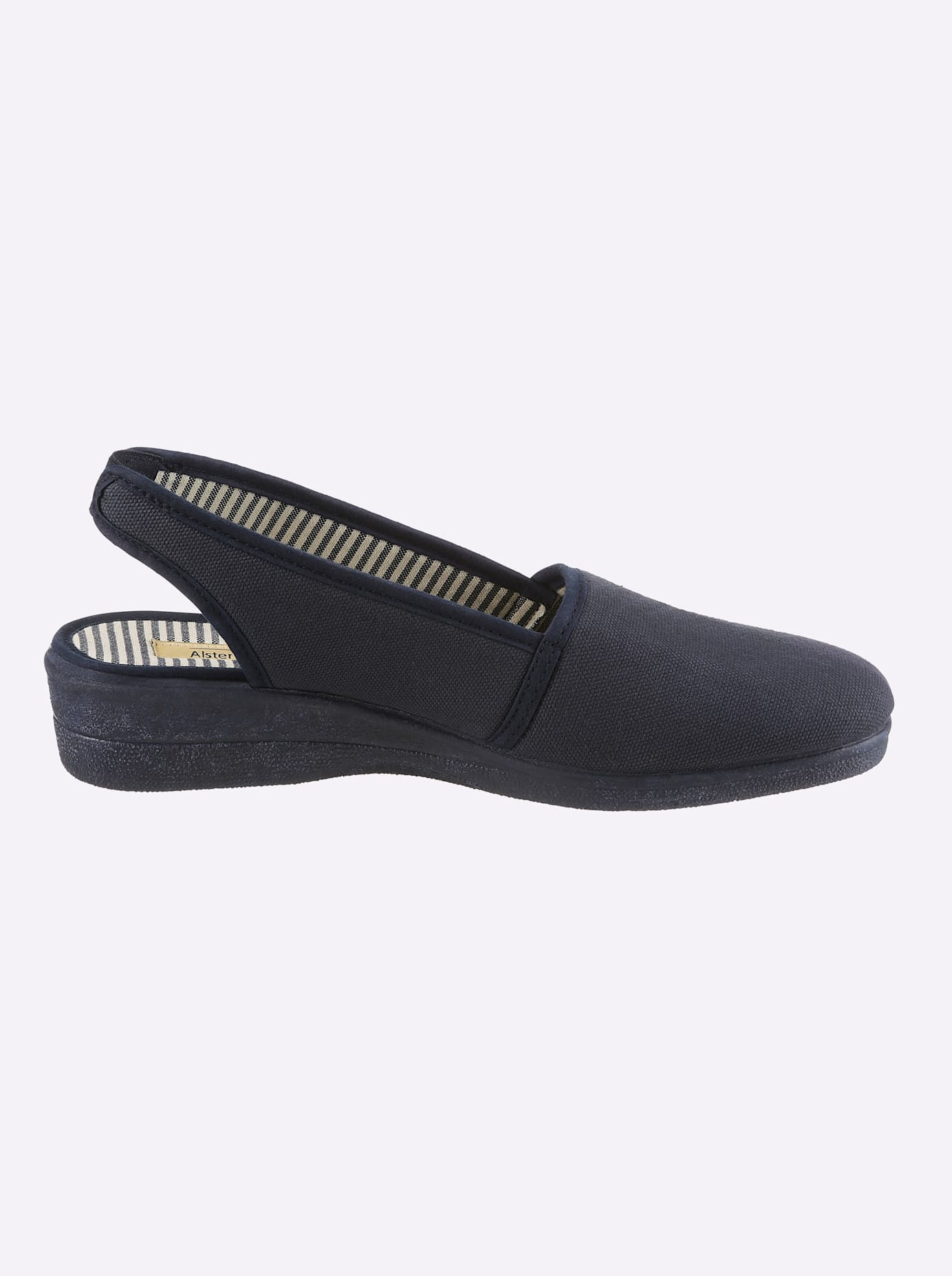 Slipper CASUAL LOOKS, Damen, Gr. 36, marine, Textil, Schuhe Slipper 2