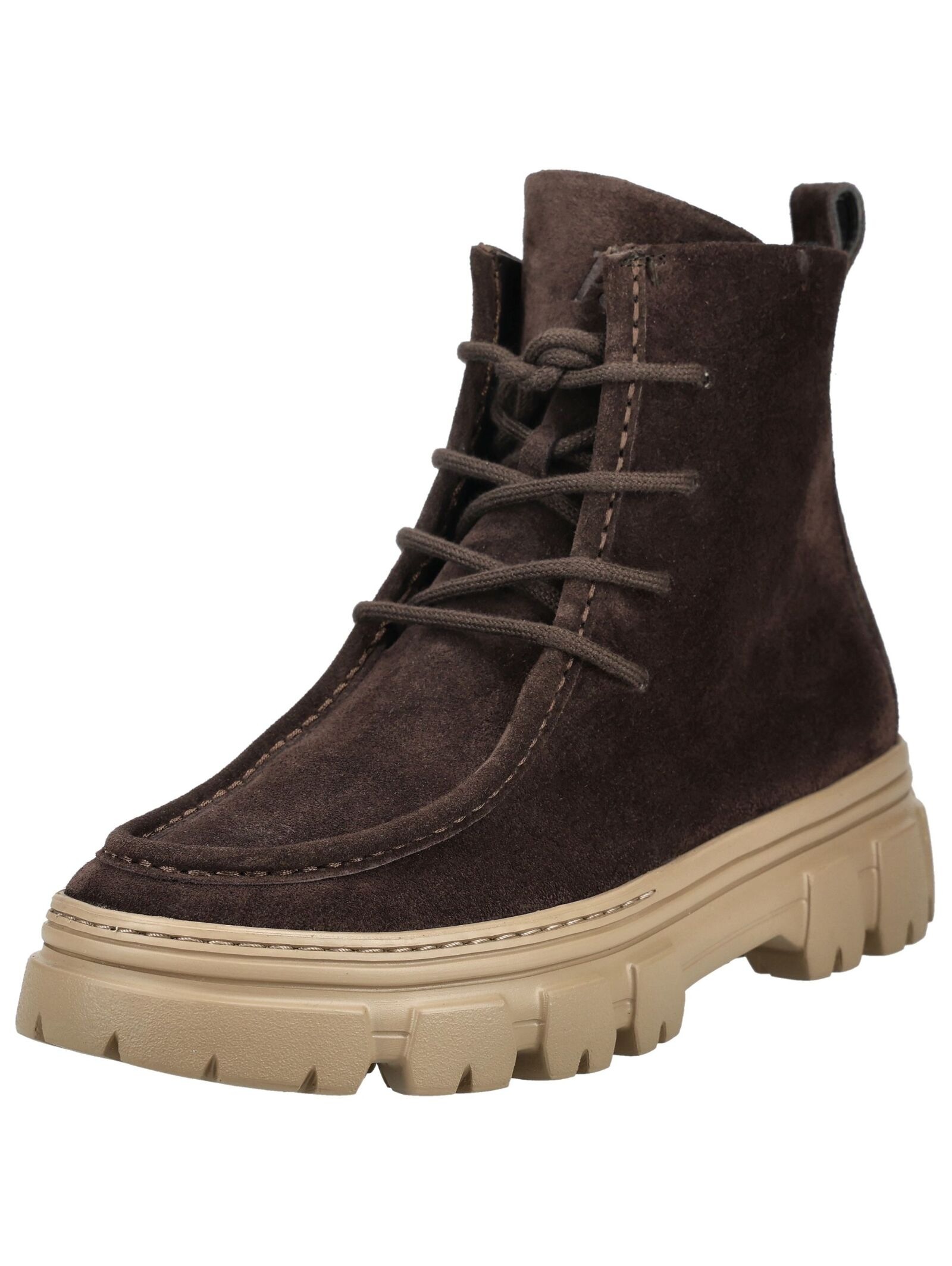 Paul Green Schnürstiefelette "Paul Green Stiefelette Veloursleder"