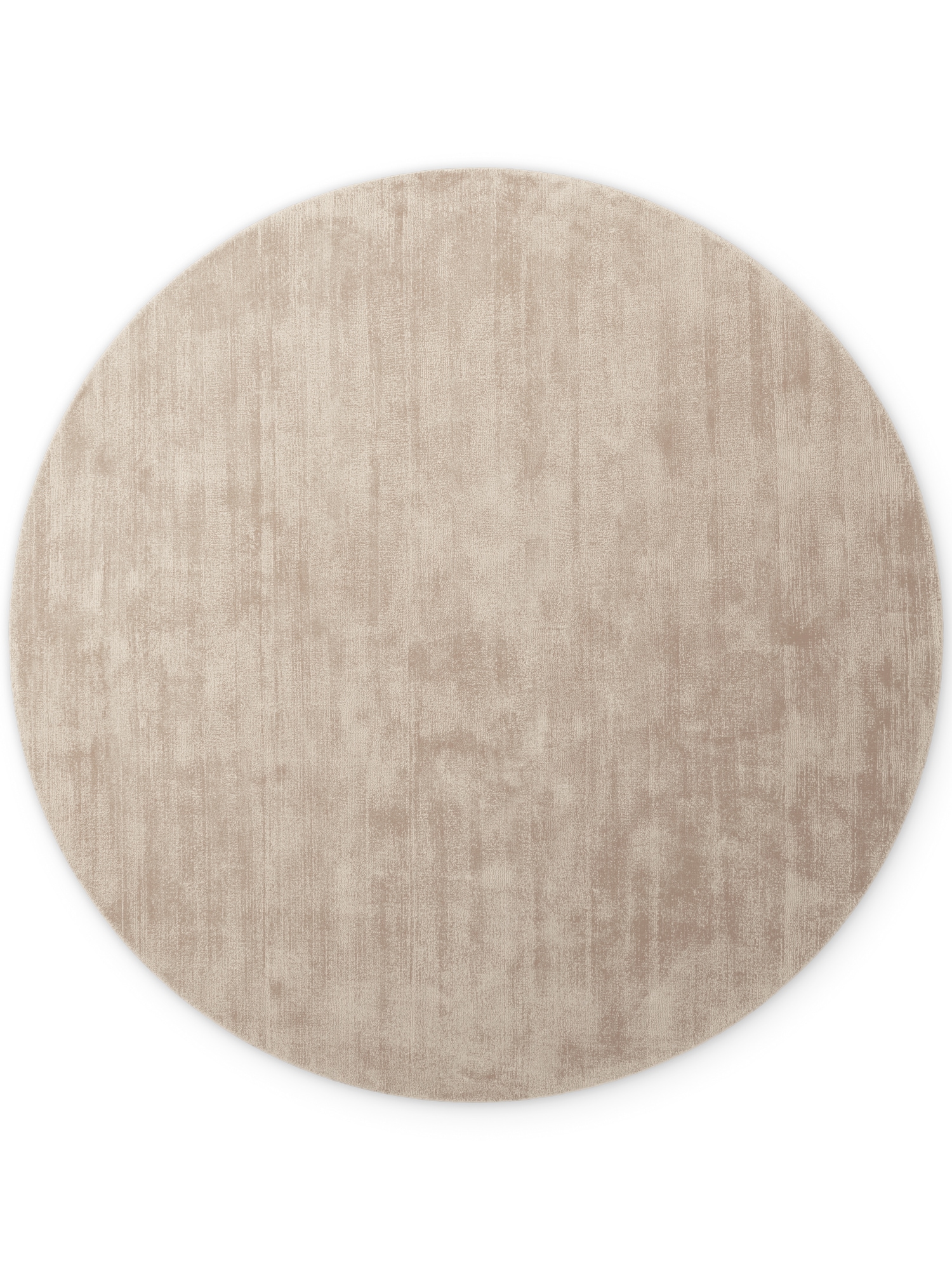 vikosa Teppich »Jane« rund 10 mm Höhe Dezenter Glanz, Weich, Seidenoptik, Viskose, Wohnzimmer, Schlafzimmer