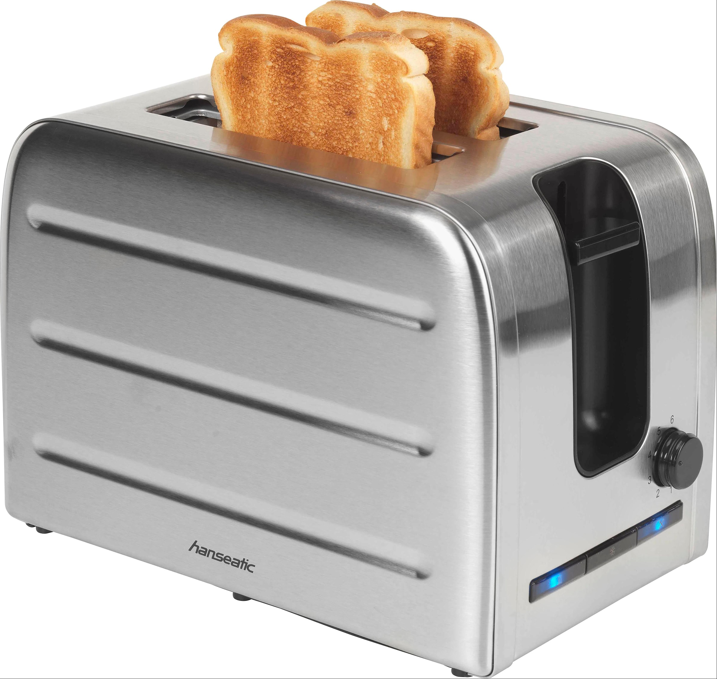 Hanseatic Toaster »36814853«, 2 kurze Schlitze, 1050 W