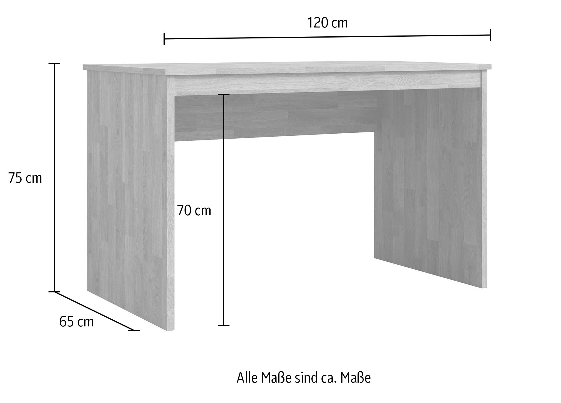 Home affaire Schreibtisch »Logo«, einfache moderne Design