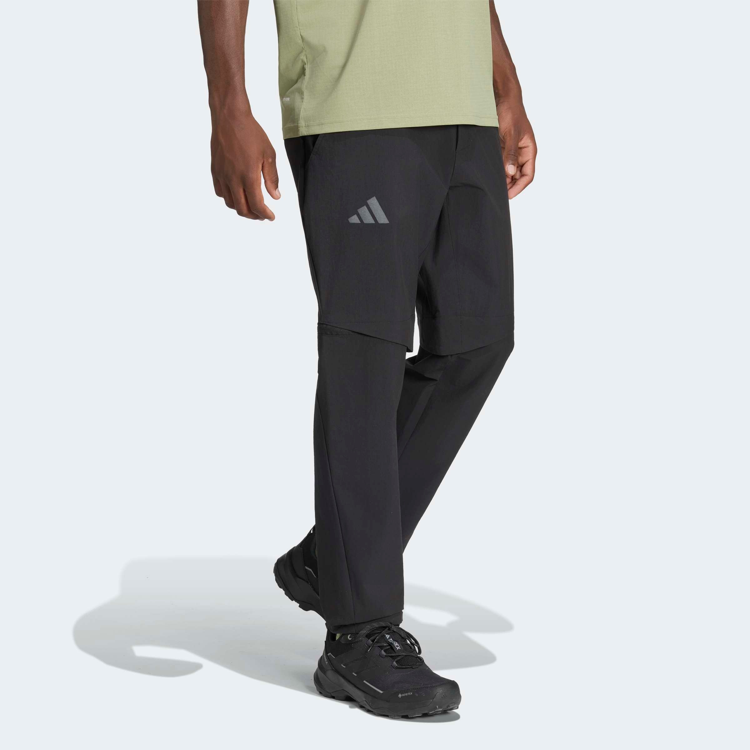 adidas TERREX Outdoorhose "MULTI ZIP OFF TRACKSUIT BOTTOMS" sportlicher Stil, mit Reißverschluss, aus Polyamid und Elasthan