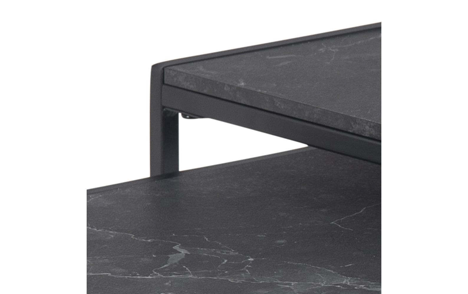 AC Design Beistelltisch »Infinity 2 Stück Schwarz«