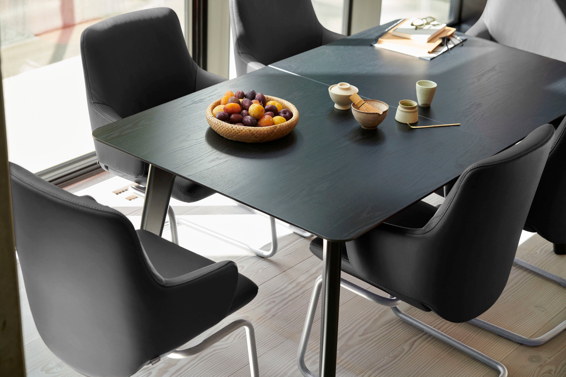 Stressless® Polsterstuhl »Laurel«, Leder BATICK, Low Back mit Armlehne, Größe L, mit Beinen aus Stahl in Chrom matt