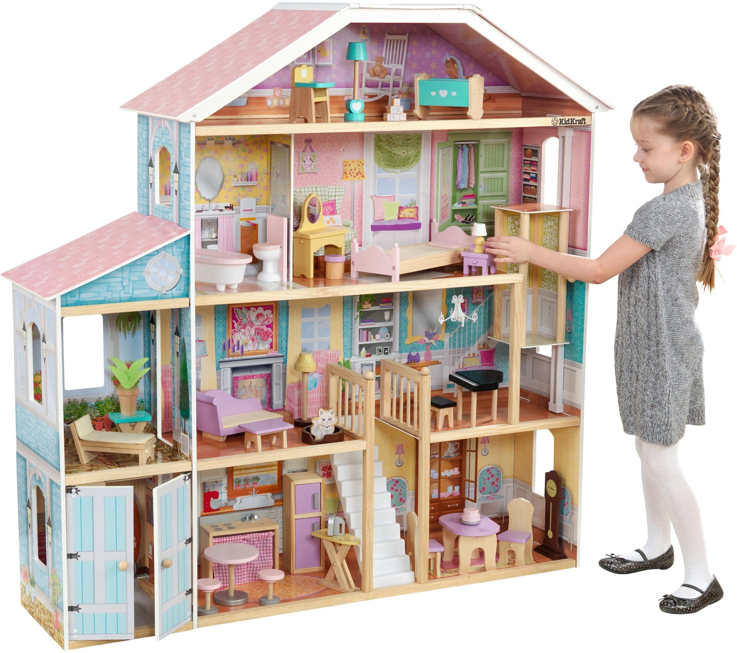 KidKraft® Puppenhaus »Grand View Mansion mit EZ Kraft