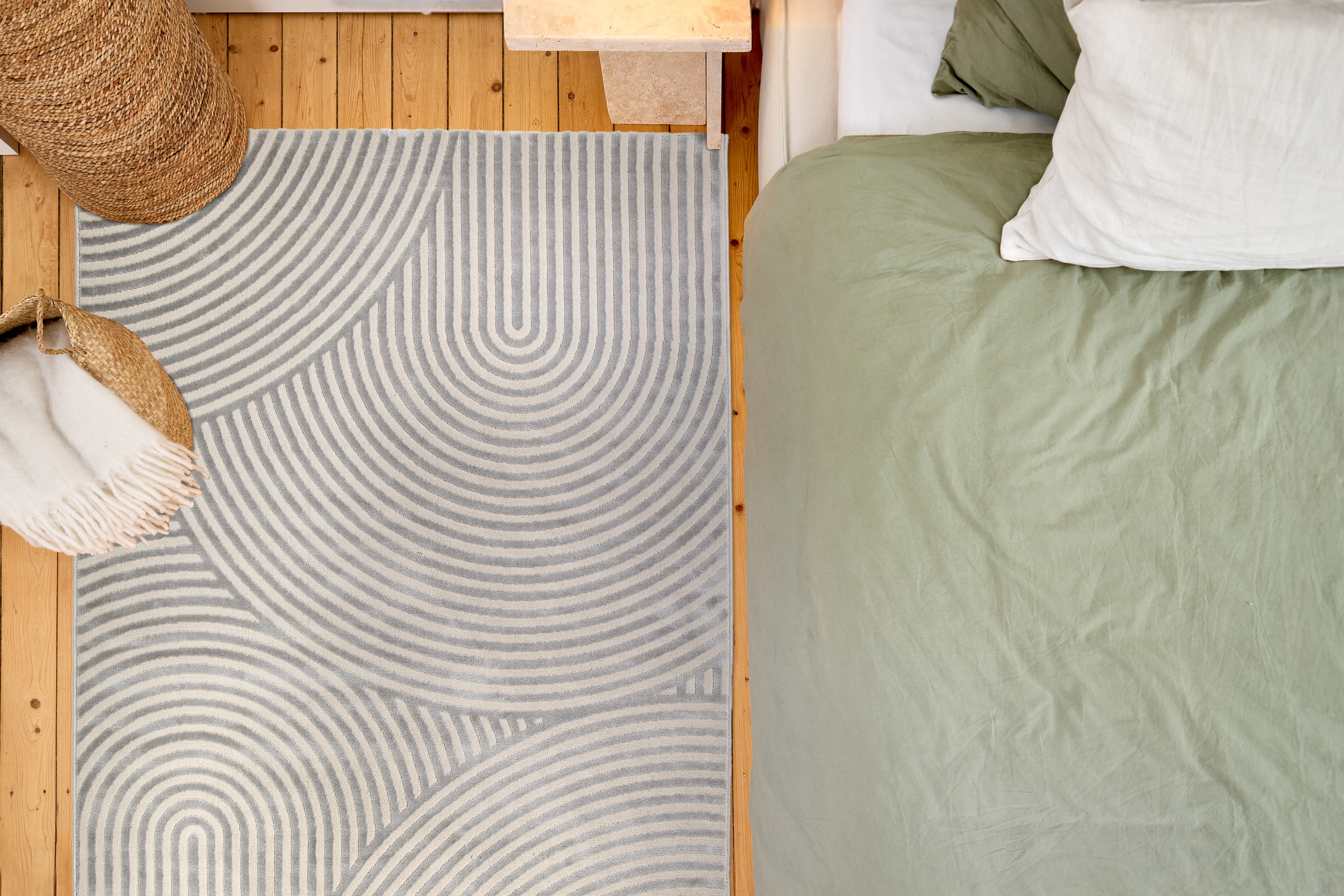 ASTRA Teppich »Jules 253«, rechteckig, 8 mm Höhe, Hoch Tief Struktur, Kurzflor, Wohnzimmer, Schlafzimmer