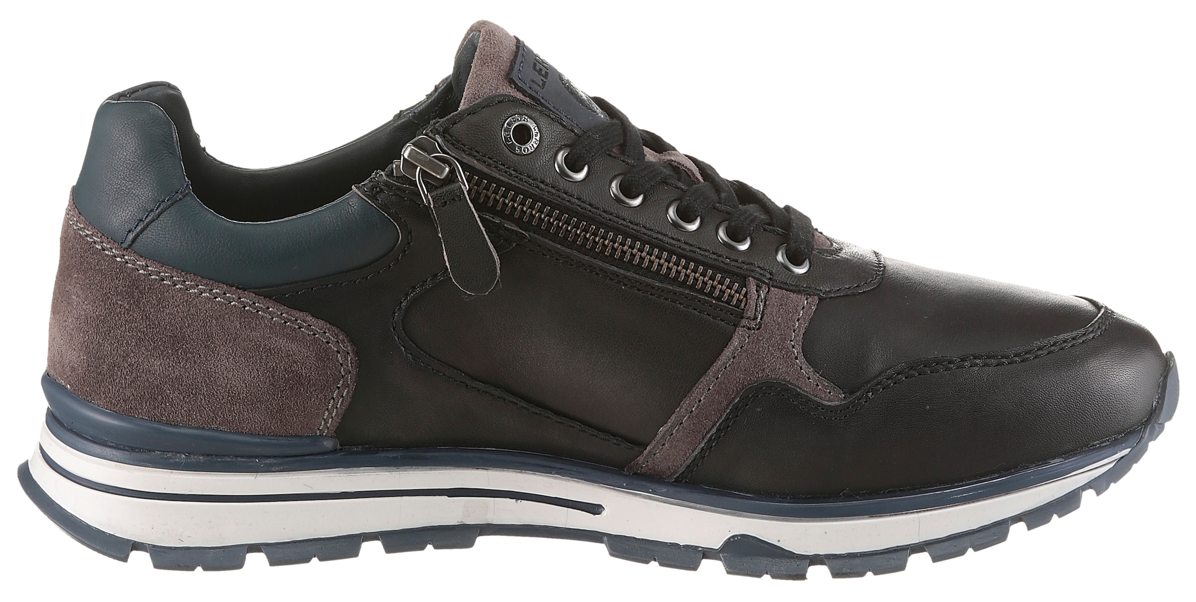 LERROS Sneaker  mit Reißverschluss, Schnürschuh, Freizeitschuh, Halbschuh