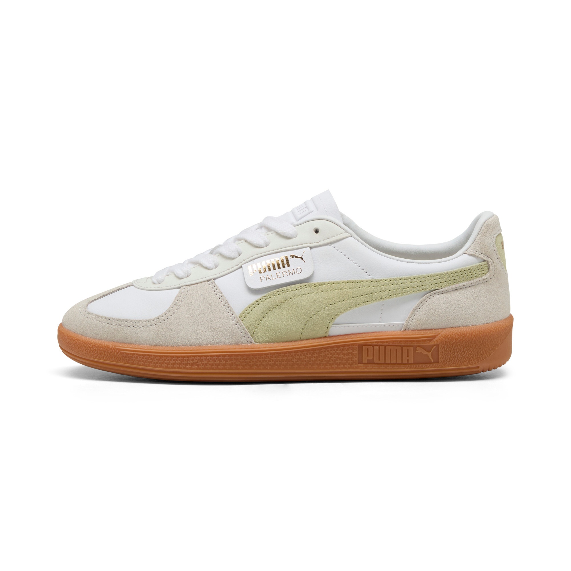 PUMA Sneaker "PALERMO LTH" mit Obermaterial aus Leder, mit Overlays aus Wil günstig online kaufen
