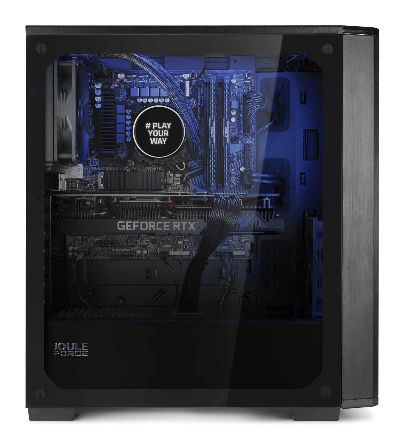 Joule Performance Gaming-PC »Gaming PC RTX4060TI I7 32GB 1TB L1127407«, Wasserkühlung