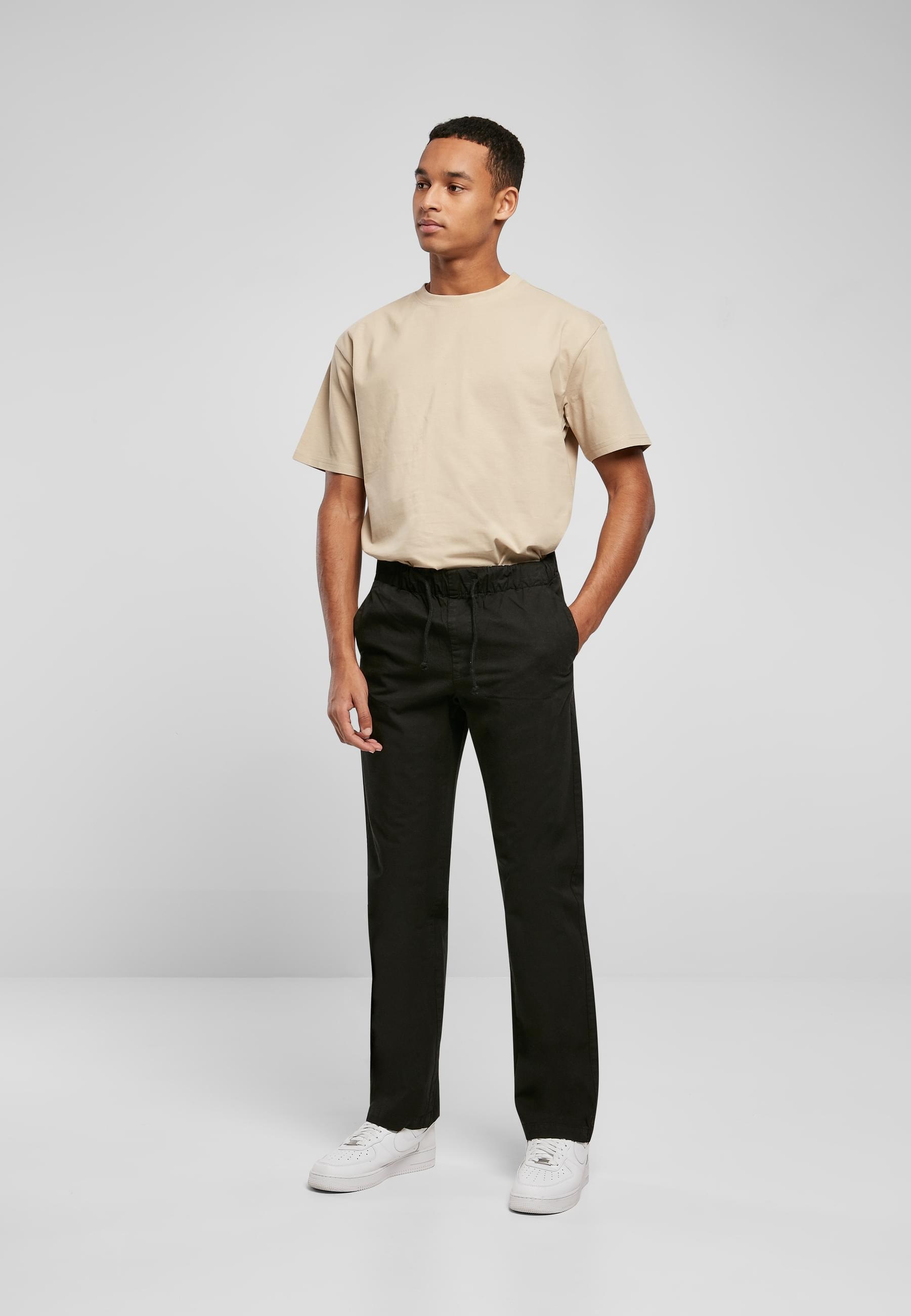 URBAN CLASSICS Stoffhose »Urban Classics Herren Straight Slit Trouser«, (1 tlg.)