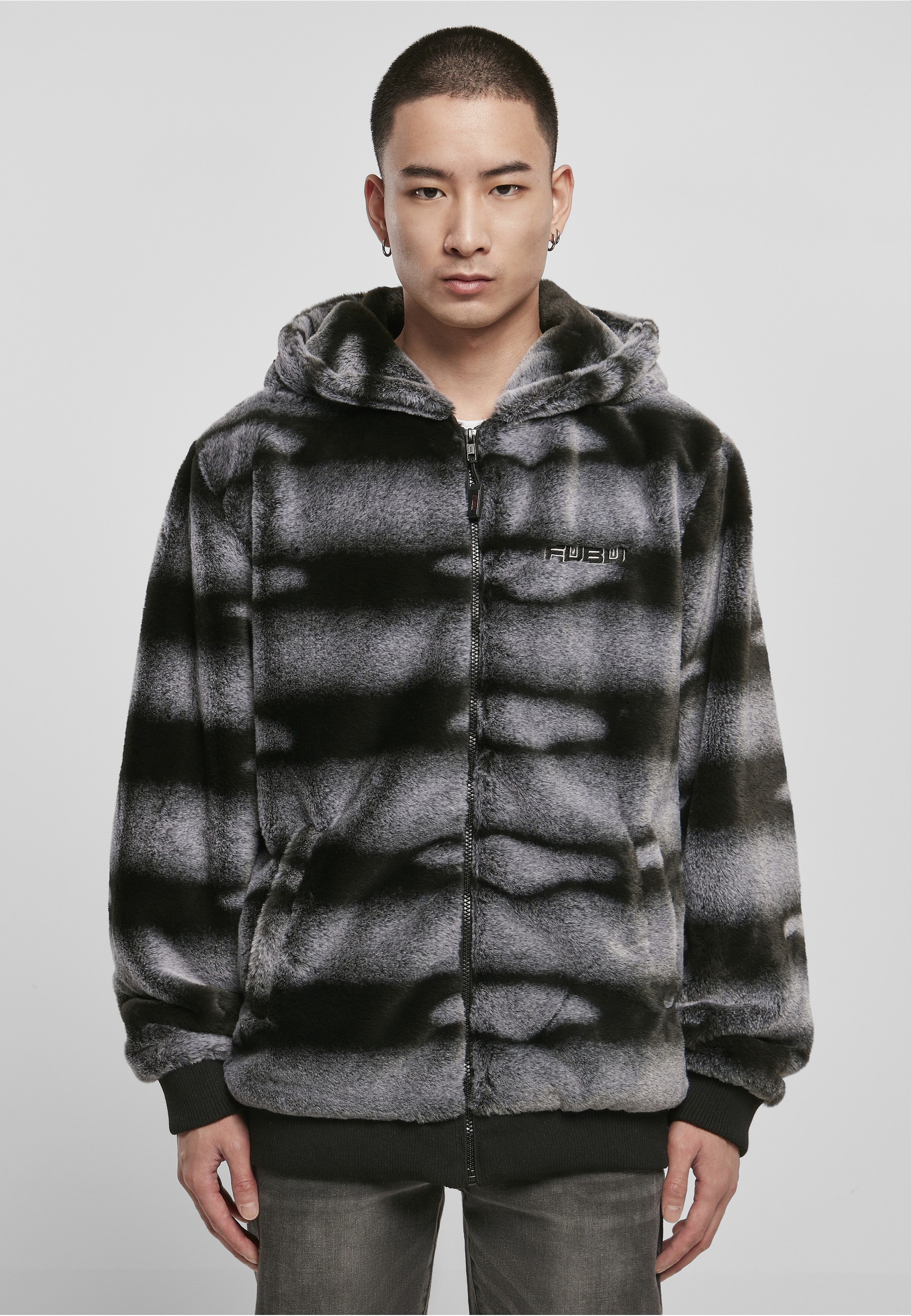 Fubu Funktionsmantel »Fubu Herren FM224-041-1 Corporate Fur Jacket«