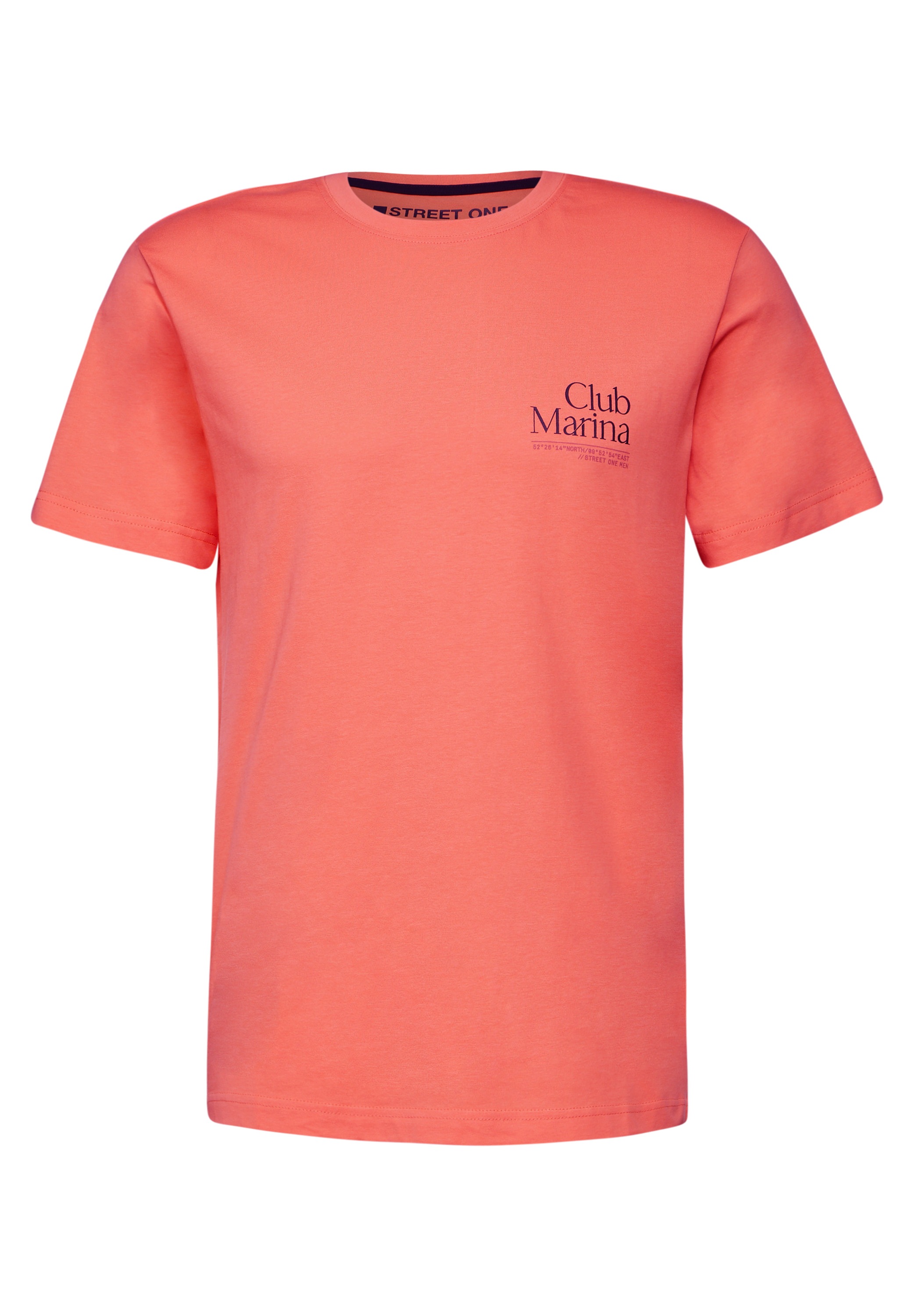 STREET ONE MEN T-Shirt, aus reiner Baumwolle