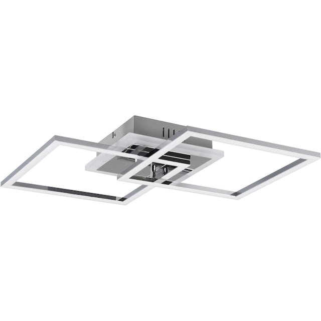 TRIO Leuchten LED Deckenleuchte »Venida«, 1 flammig-flammig, neutralweiß  4000K, dimmbar, Memoryfunktion, 3000 Lumen 25W, 35x57 cm | BAUR