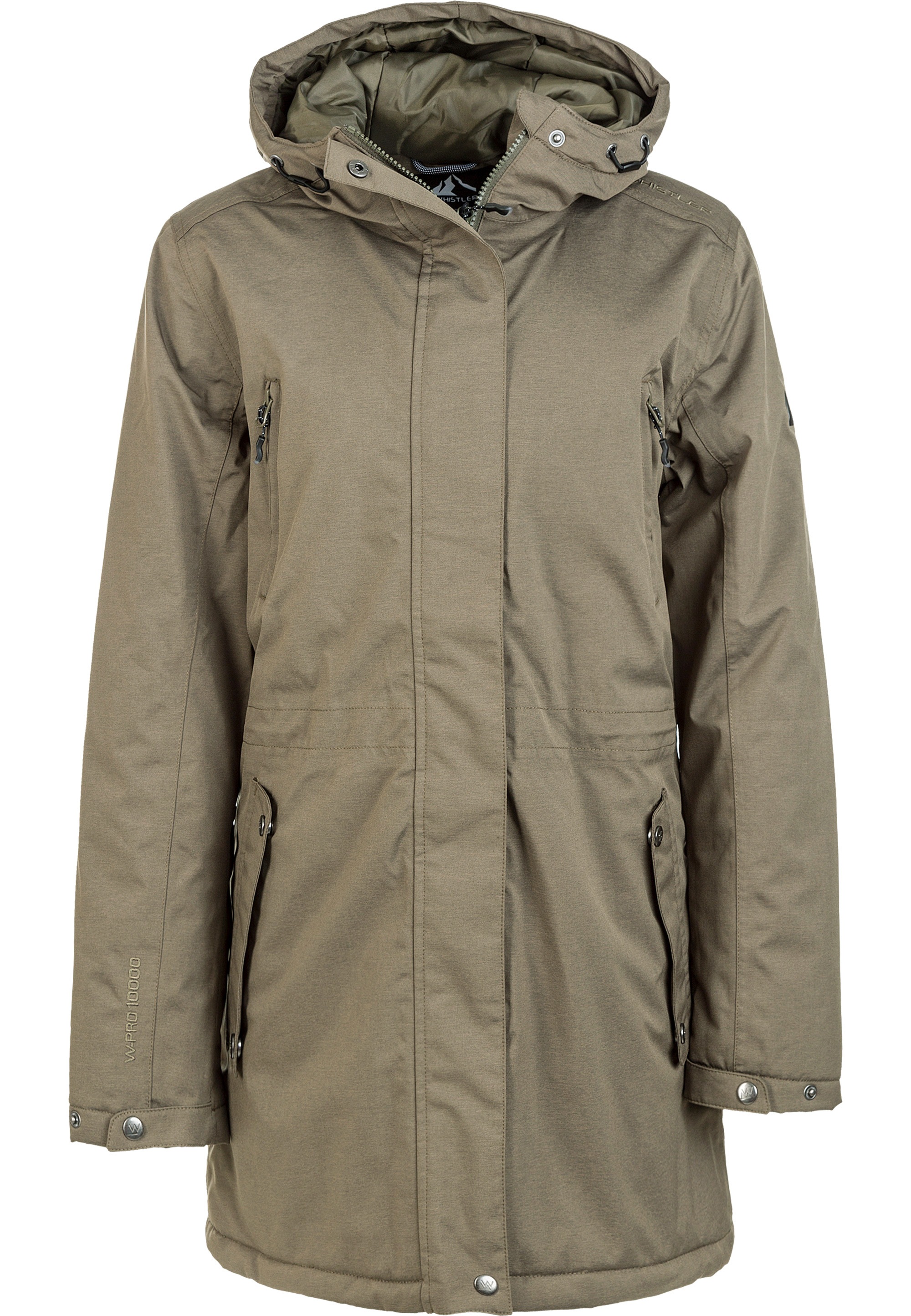 WHISTLER Parka »Basta W Long W-PRO 10000«, mit wasser- und winddichter Membran
