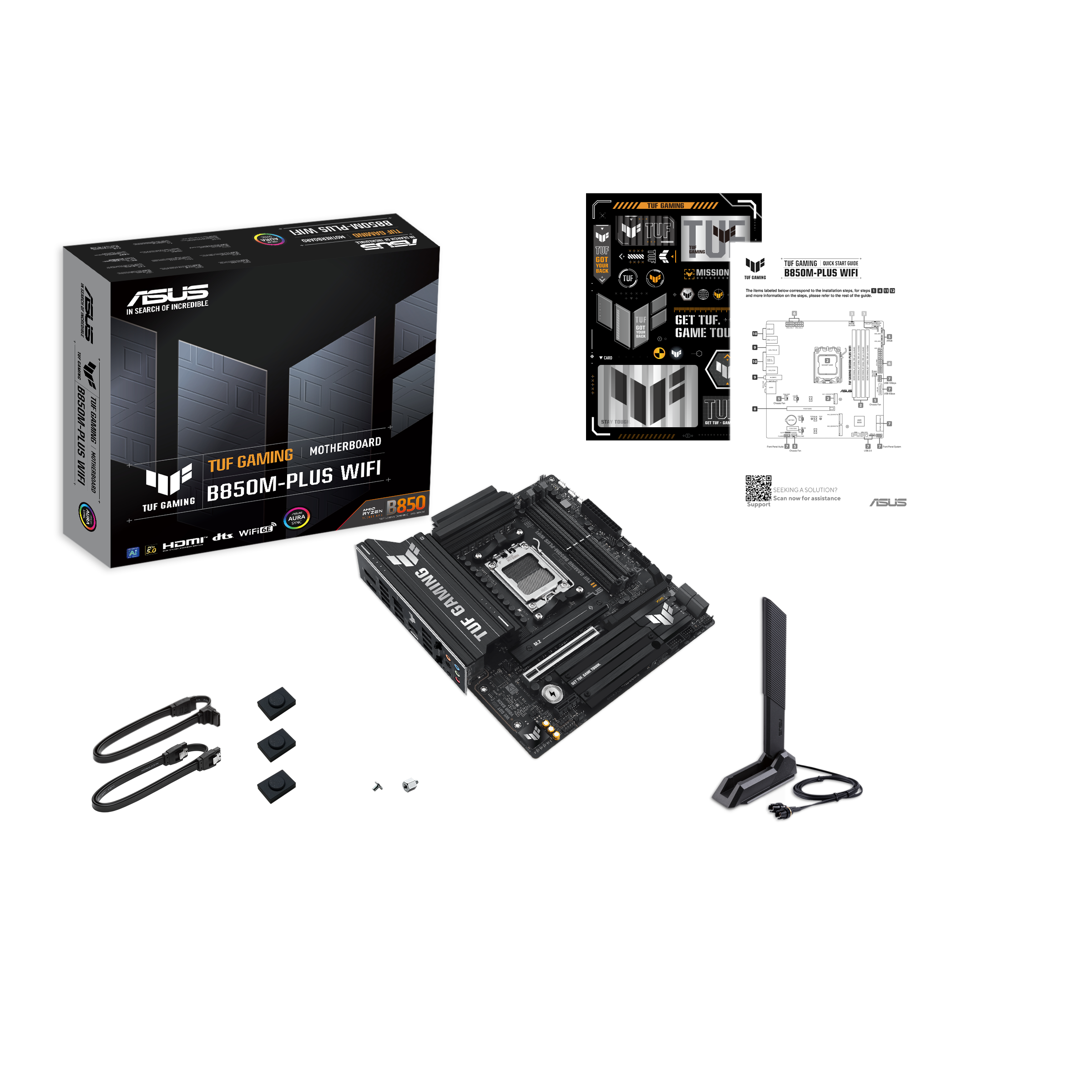 Asus Mainboard »TUF GAMING B850M-PLUS WIFI«