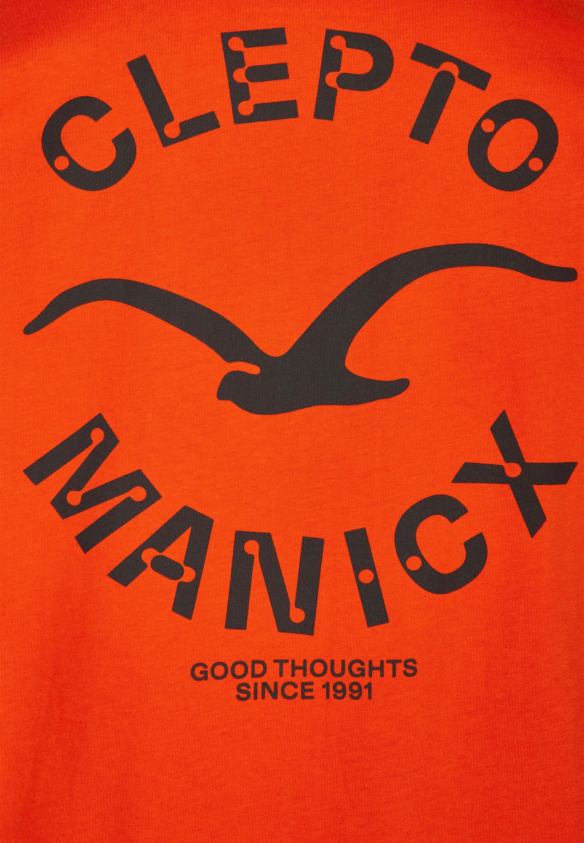 Cleptomanicx T-Shirt »Source«, mit großem Backprint