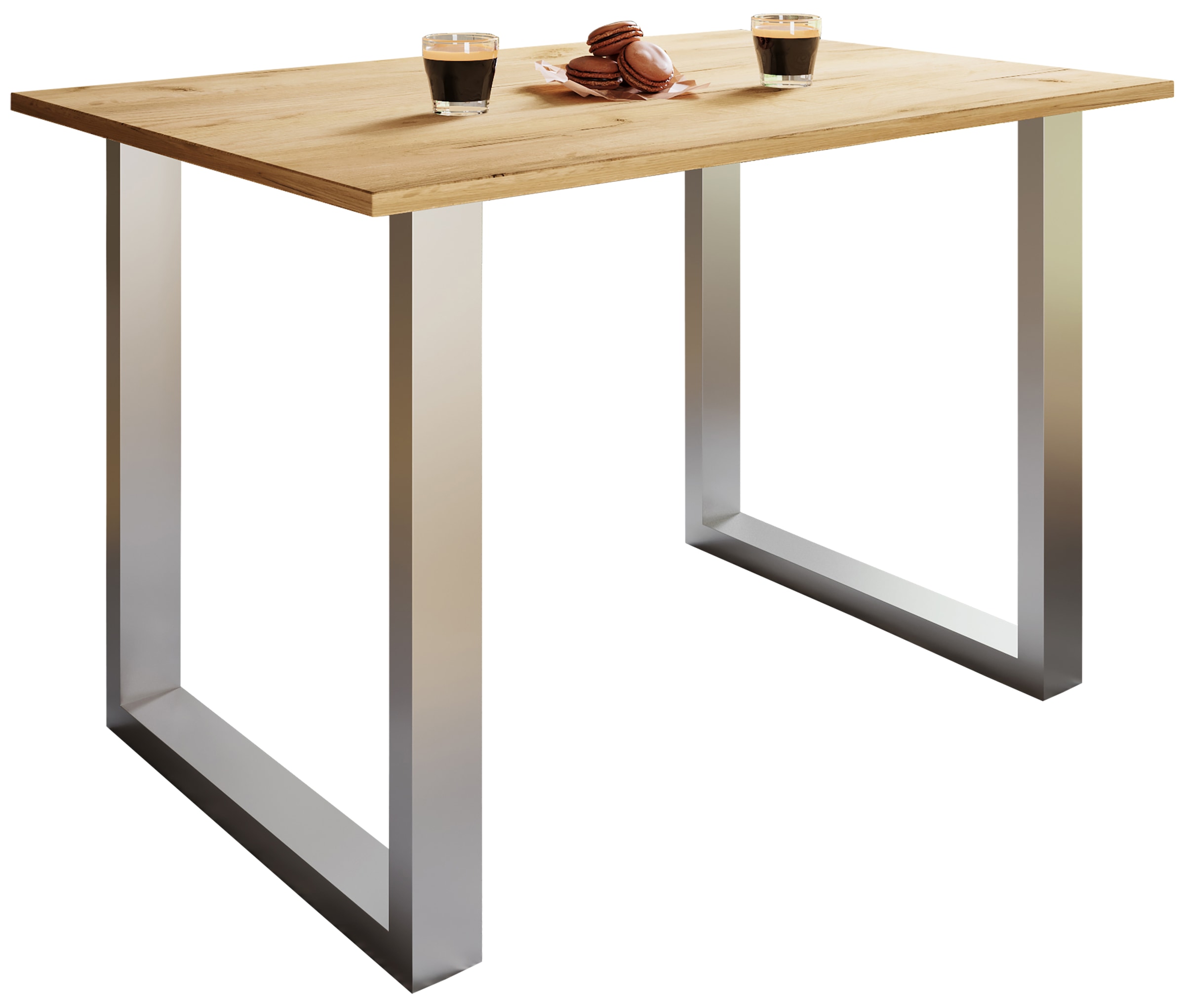 VCM Xona U Dining Table Brown 110x50 2
