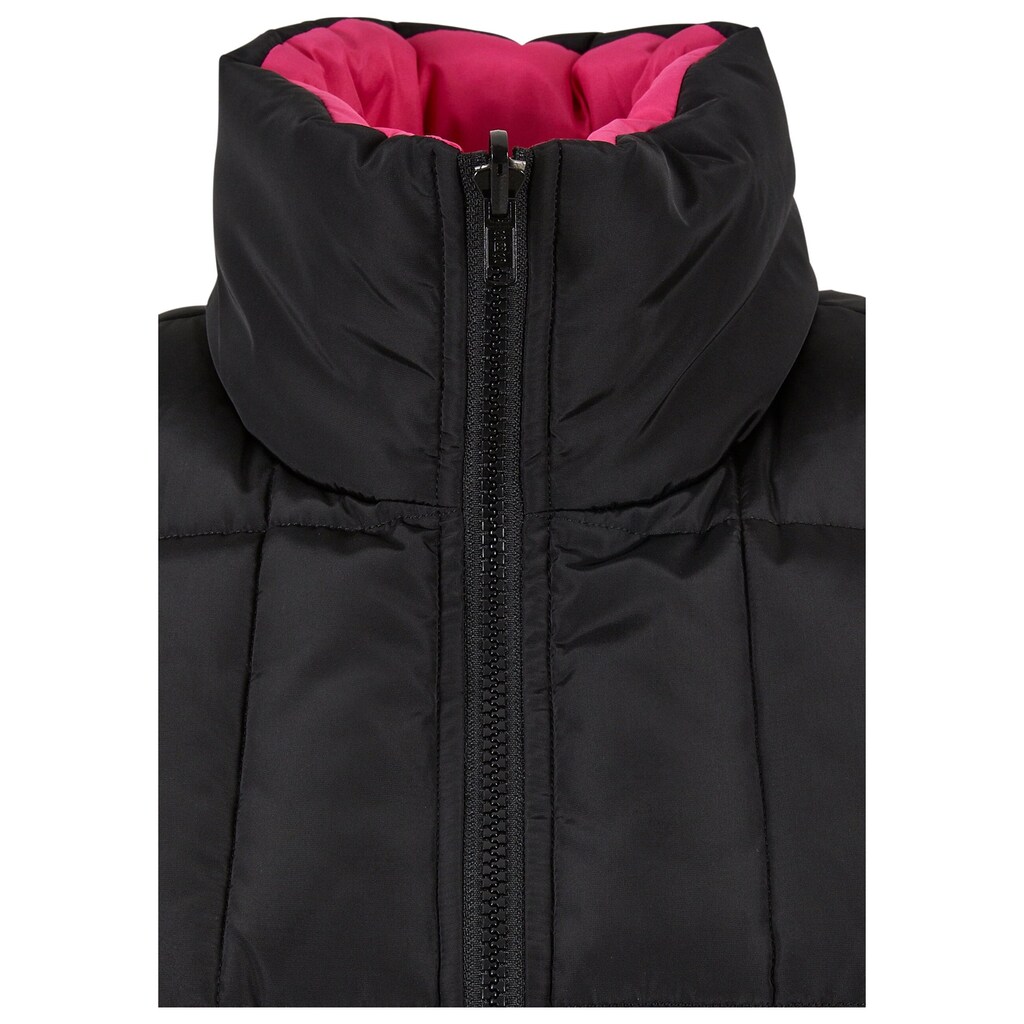 URBAN CLASSICS Steppweste »Urban Classics Damen Ladies Reversible Cropped Puffer Vest«