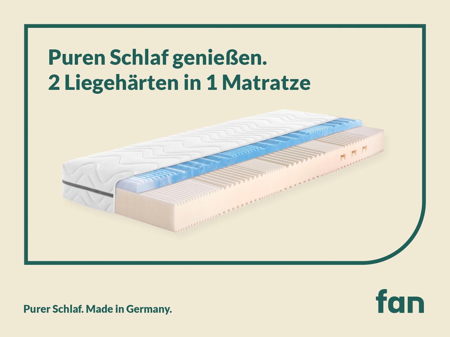 fan Komfortschaummatratze "Solina Top KS, Wendematratzen 90x200 cm, 140x200 günstig online kaufen