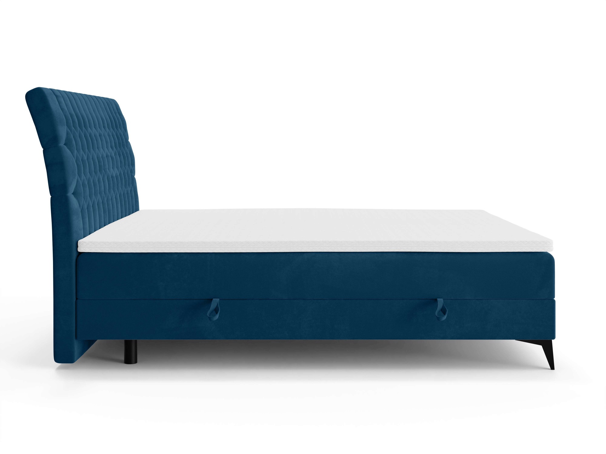 Leonique Polsterbett »SYDNEE mit Matratze und Topper, in 2 Breiten (160 und 180 cm)«, Boxspringbett mit Kopfteil, Bettkasten, Matratze (BFK/TFK) und Topper
