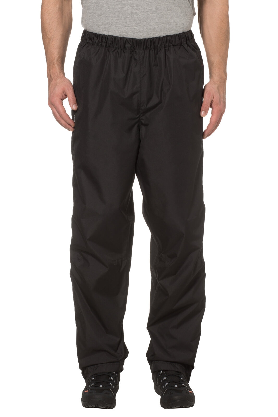 VAUDE Fahrradhose "Fluid Full-zip Pants II" sportlicher Stil mit Logodruck, günstig online kaufen