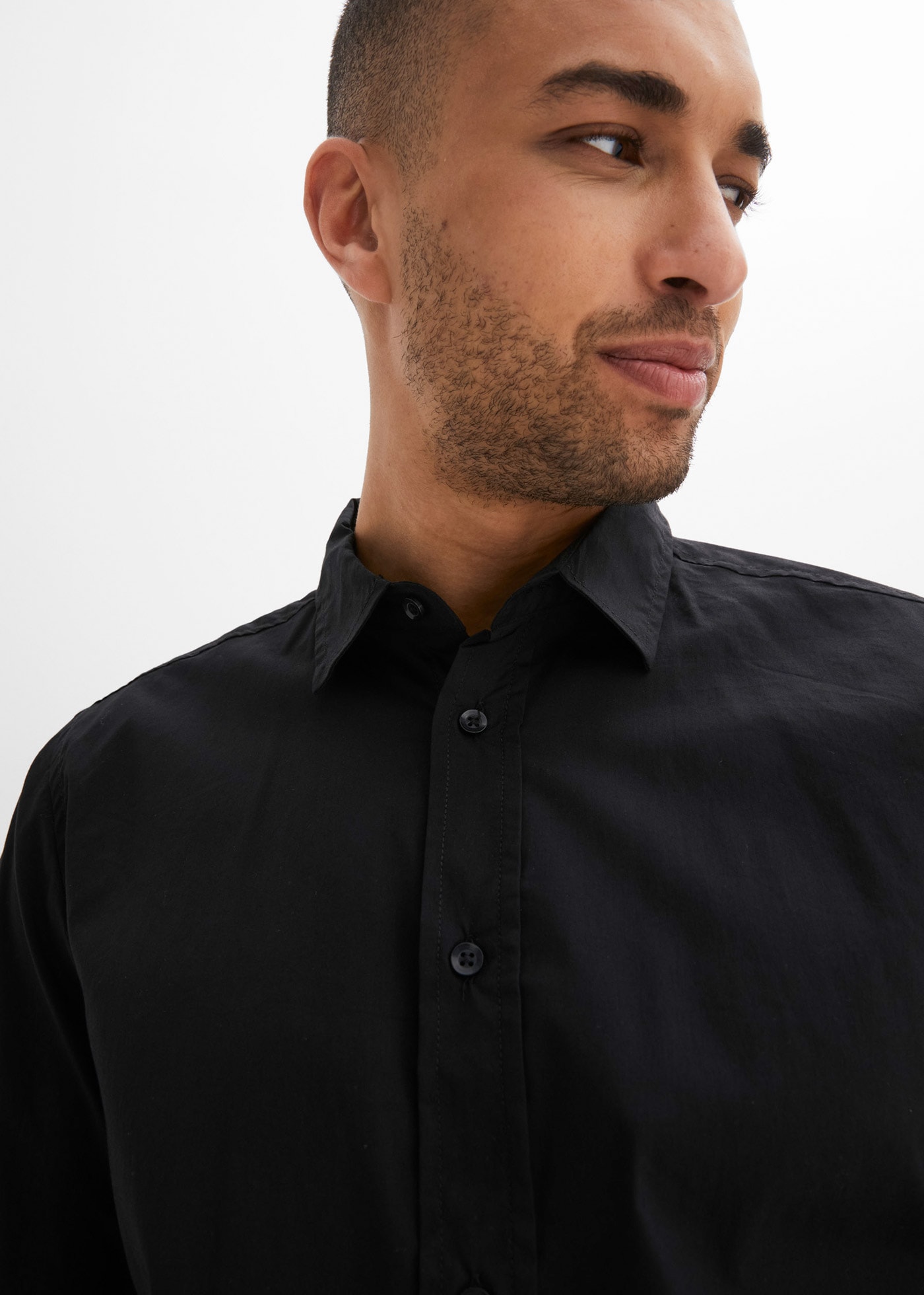 bonprix Langarmhemd mit Kentkragen