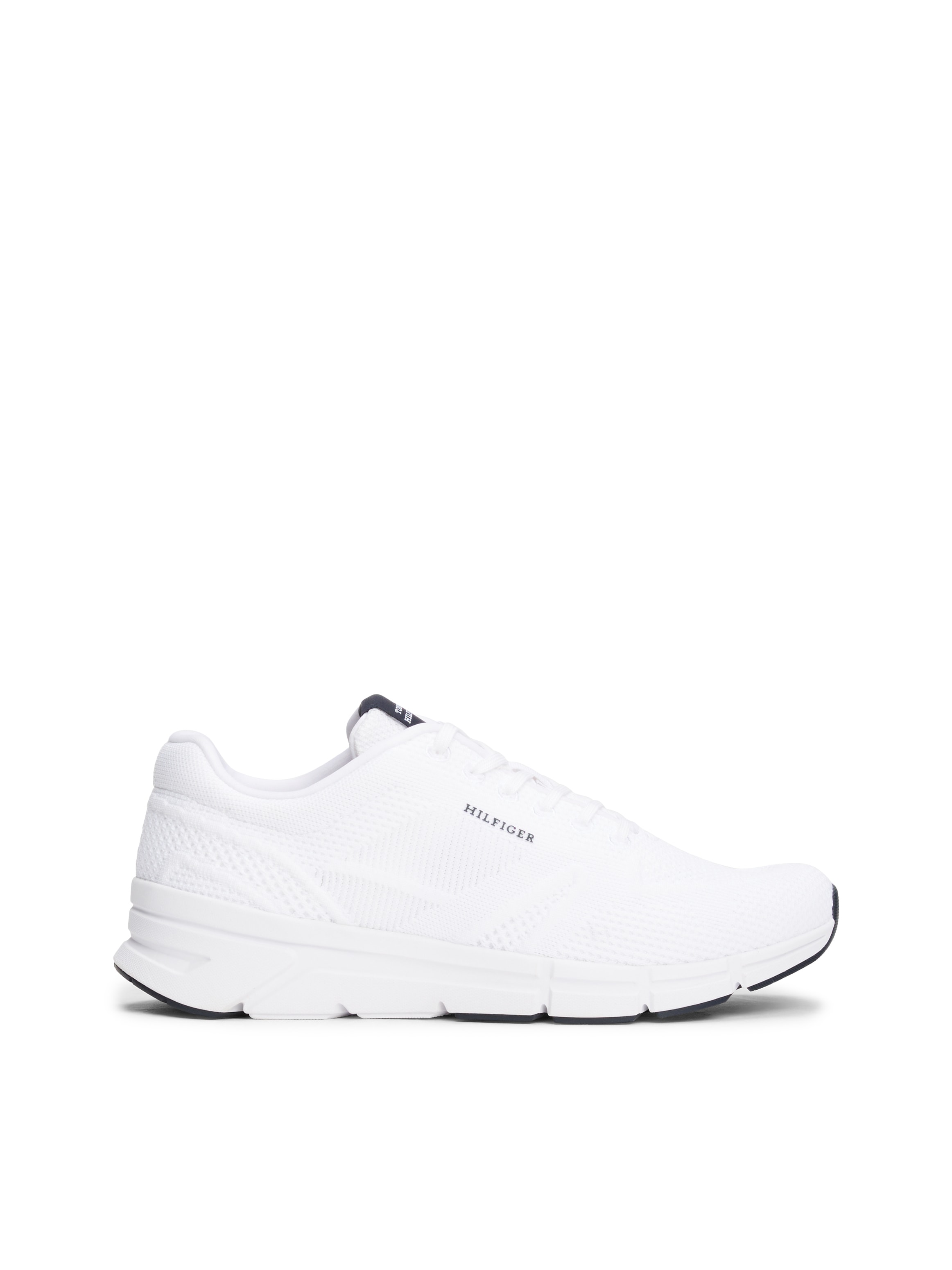 Tommy Hilfiger Sneaker »MODERN COMFORT RUN KNIT«, Freizeitschuh, Halbschuh, Schnürer mit weich gepolstertem Schaftrand