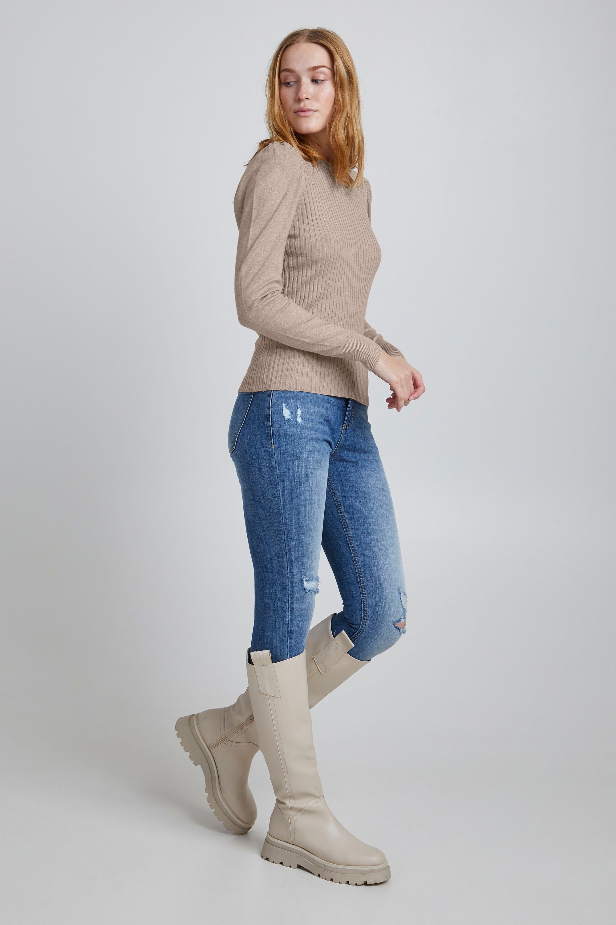 b.young Strickfleece-Pullover »Strickpullover BYPimba«