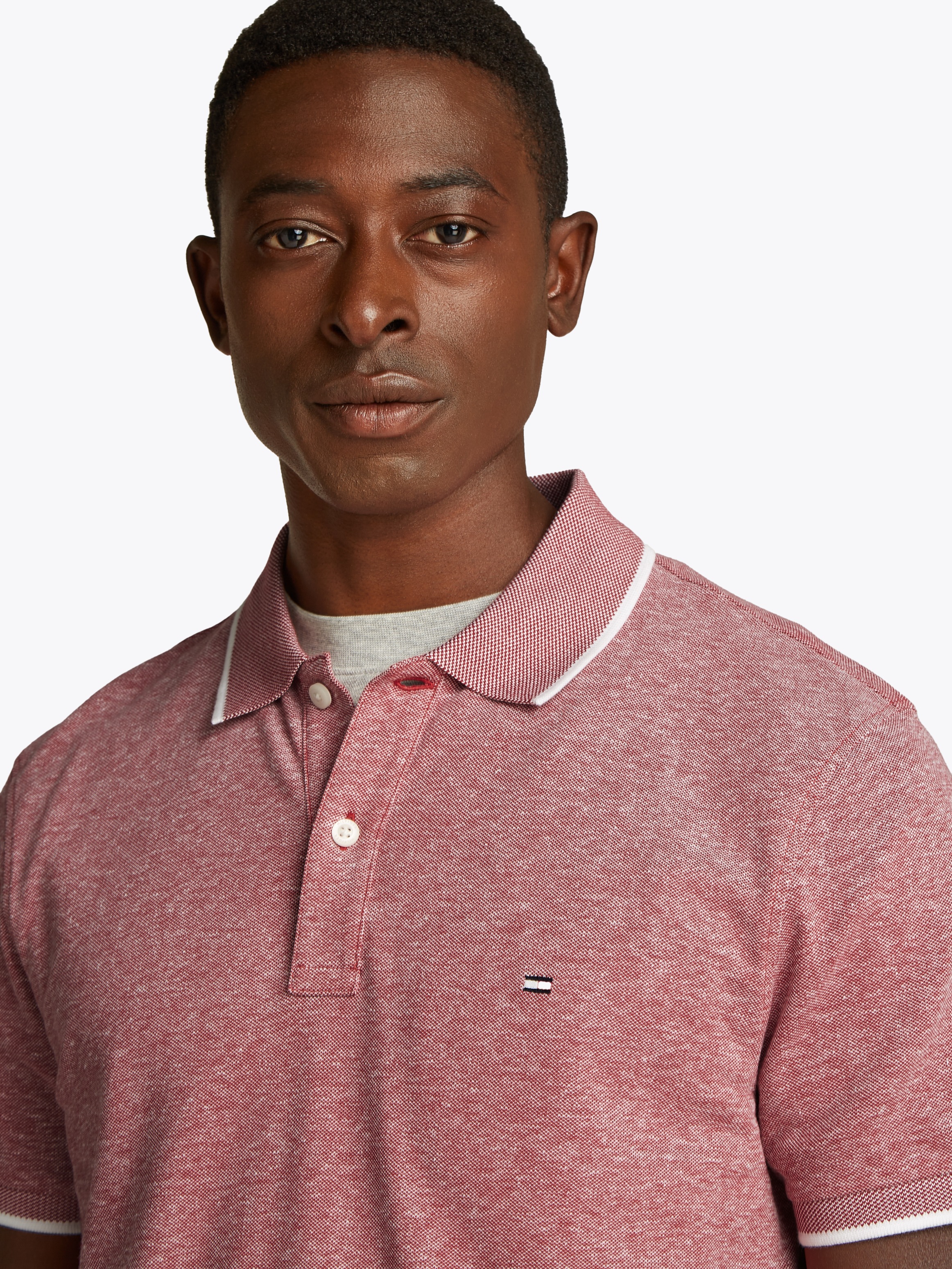 Tommy Hilfiger Poloshirt "LINEN PIQUE REGULAR" günstig online kaufen