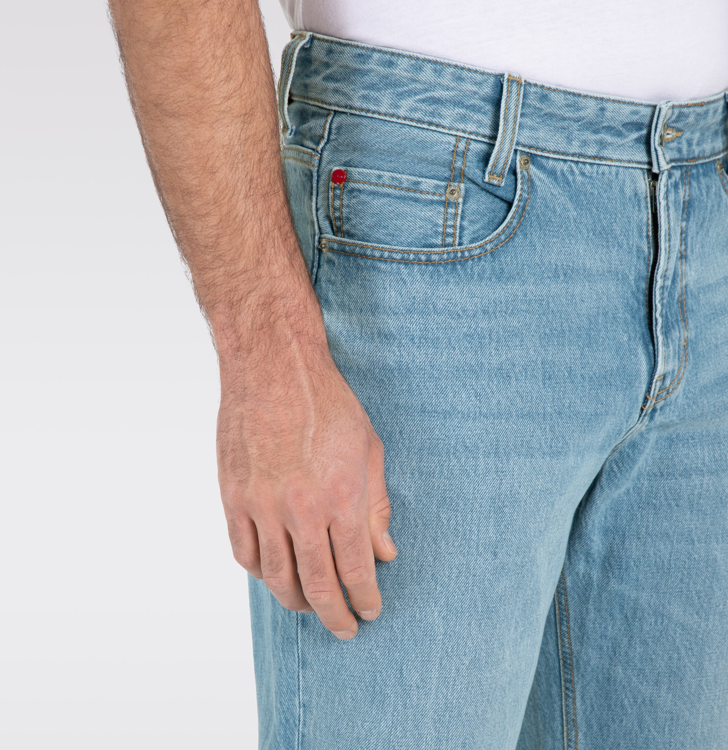 MAC 5-Pocket-Jeans »RICK«, mit Kontrastnähten