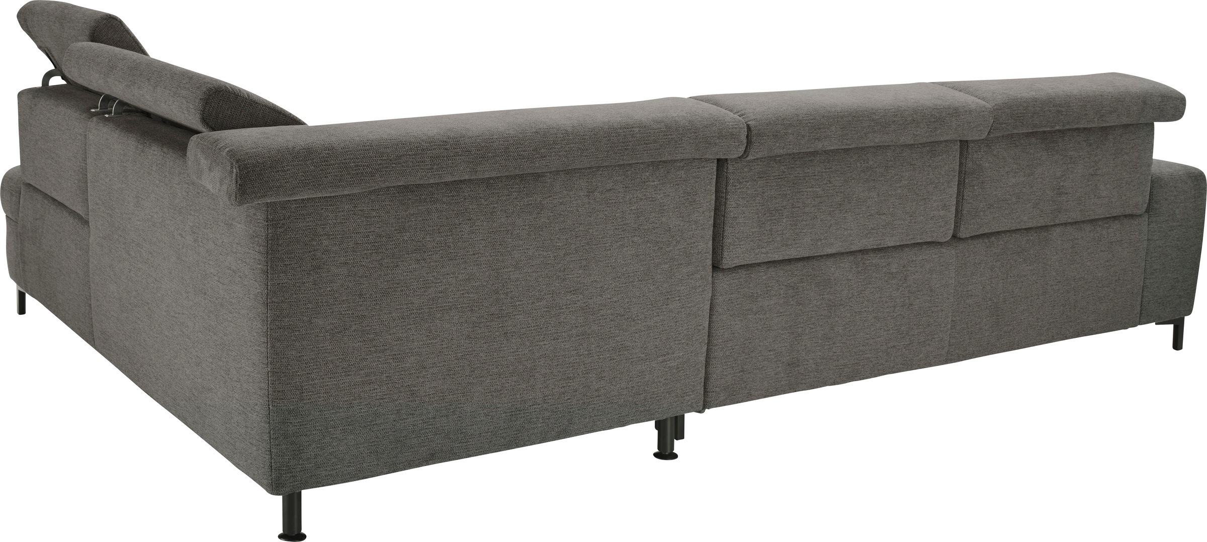 set one by Musterring Ecksofa »SO 3400 Sitzhöhe 47cm oder 49cm, Sitztiefe verstellbar, B/T 317/220 cm«, Kaltschaumpolsterung, Flachgewebe, whlw. mit Funktionen, Sitzhöhe 47