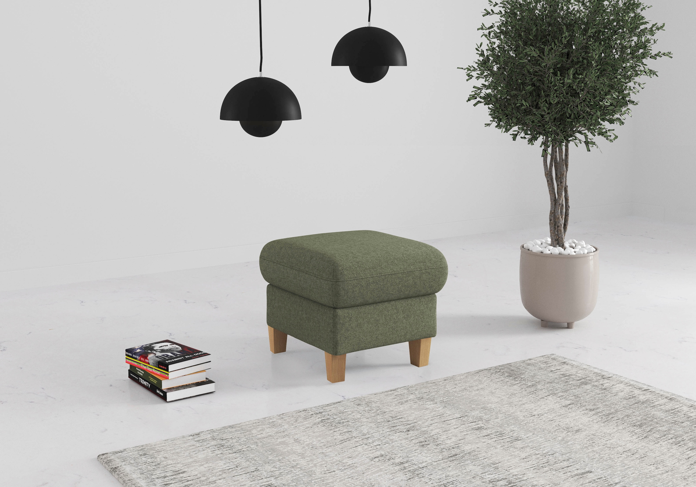 OTTO home Polsterhocker "Glendale" mit Stauraum
