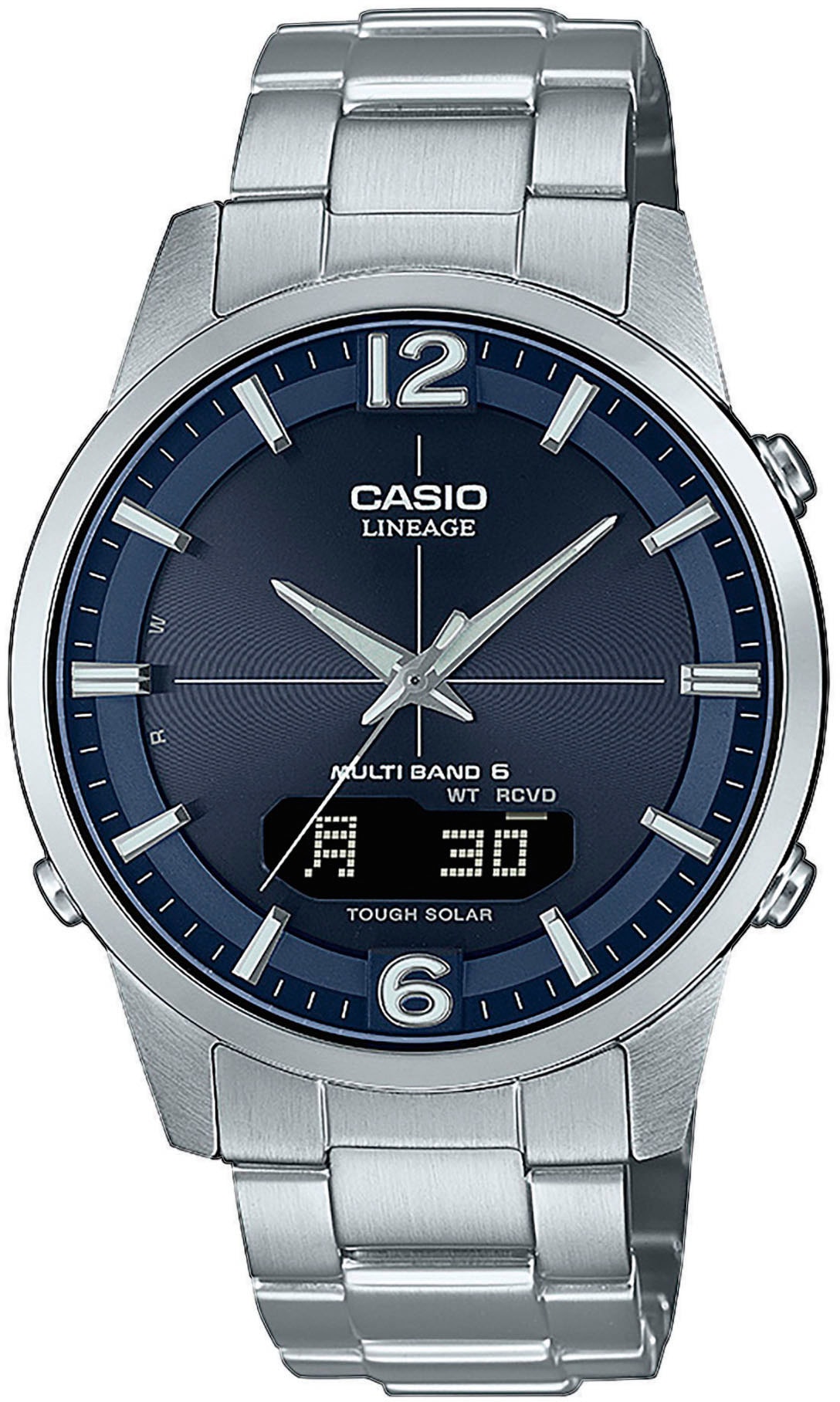Casio Funk Funkchronograph »LCW-M170D-2AER«, Solaruhr, Armbanduhr, Herren, digital, Stoppfunktion