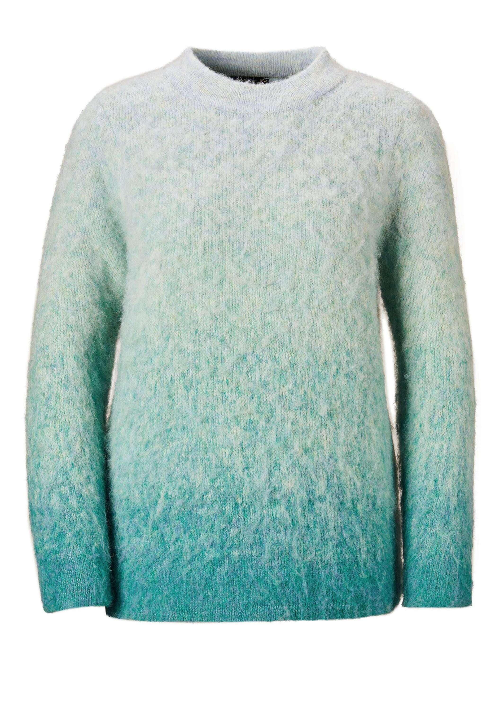 GOLDNER Strickpullover "Kurzgröße Strickpullover" Flauschiger Wollflor