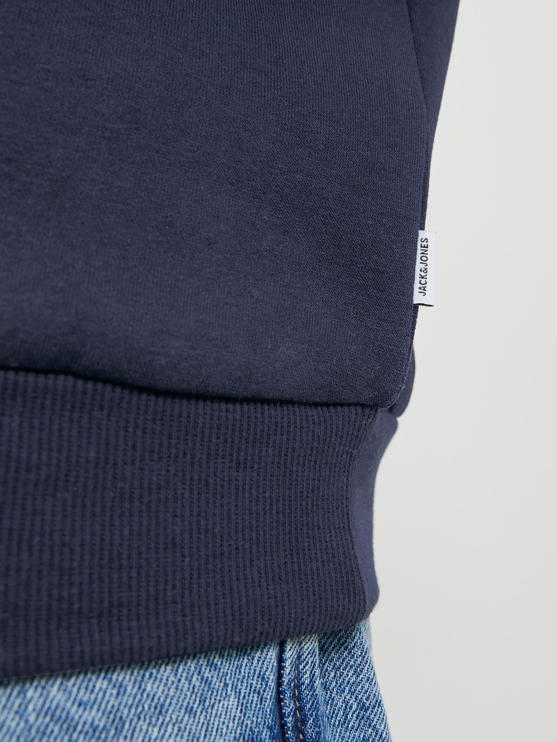 Jack & Jones Bradley Plus Size Hoodie Navy 4XL 3