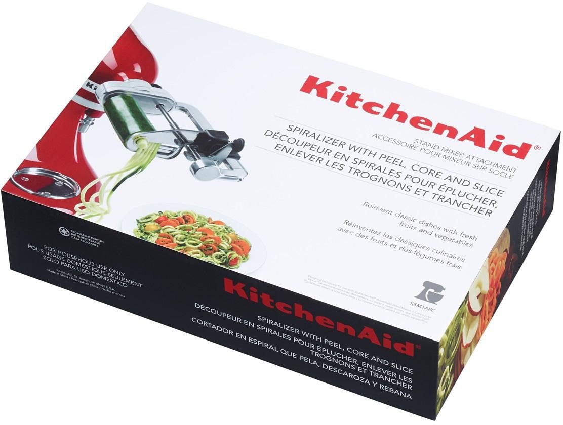 KitchenAid Spiralschneideraufsatz »5KSM1APC«, mit 4 Messern