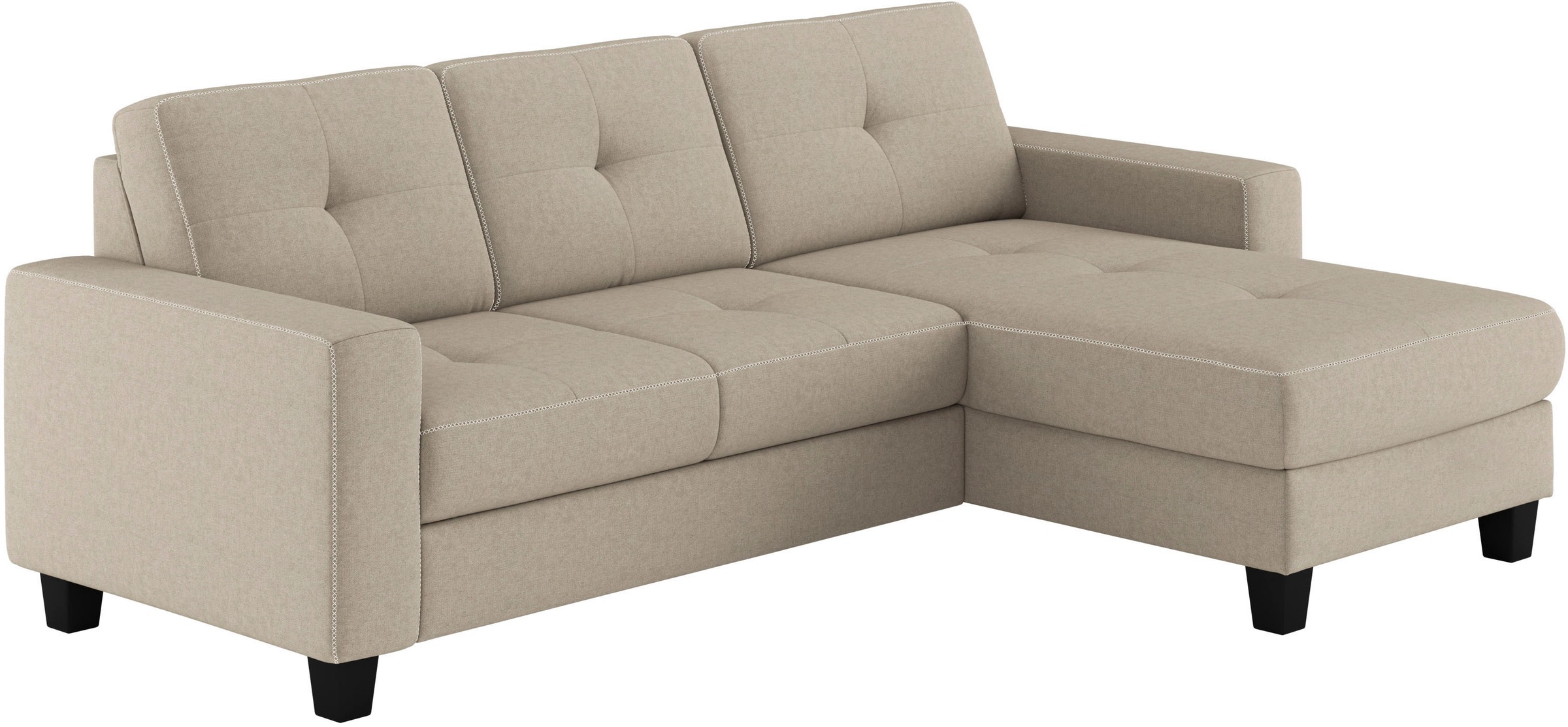 Home affaire Ecksofa »Varese« wahlweise mit Bettfunktion und Bettkasten