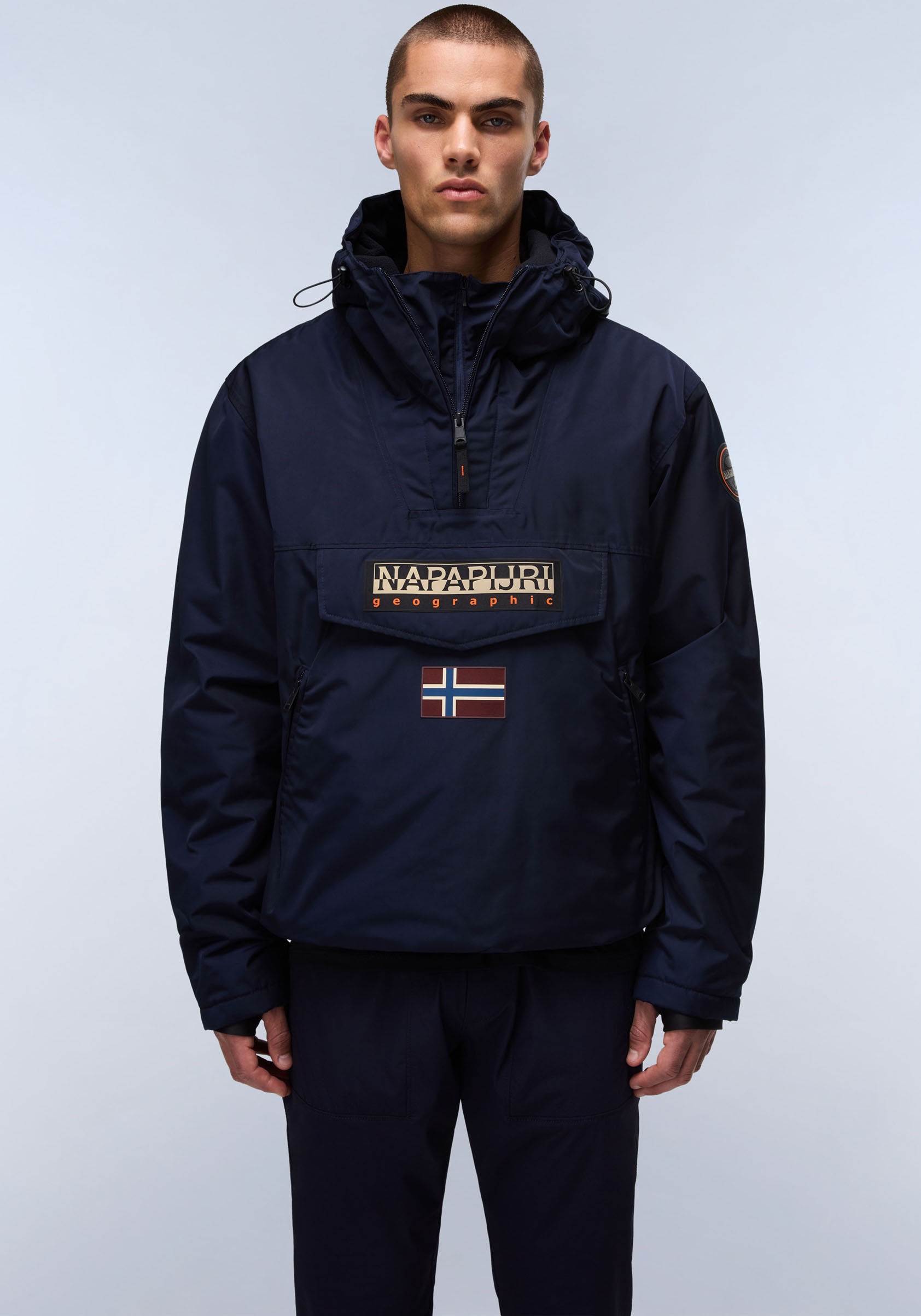 Napapijri Anorak "RAINFOREST", mit Kapuze, regular fit, mit seitlichen Reiß günstig online kaufen