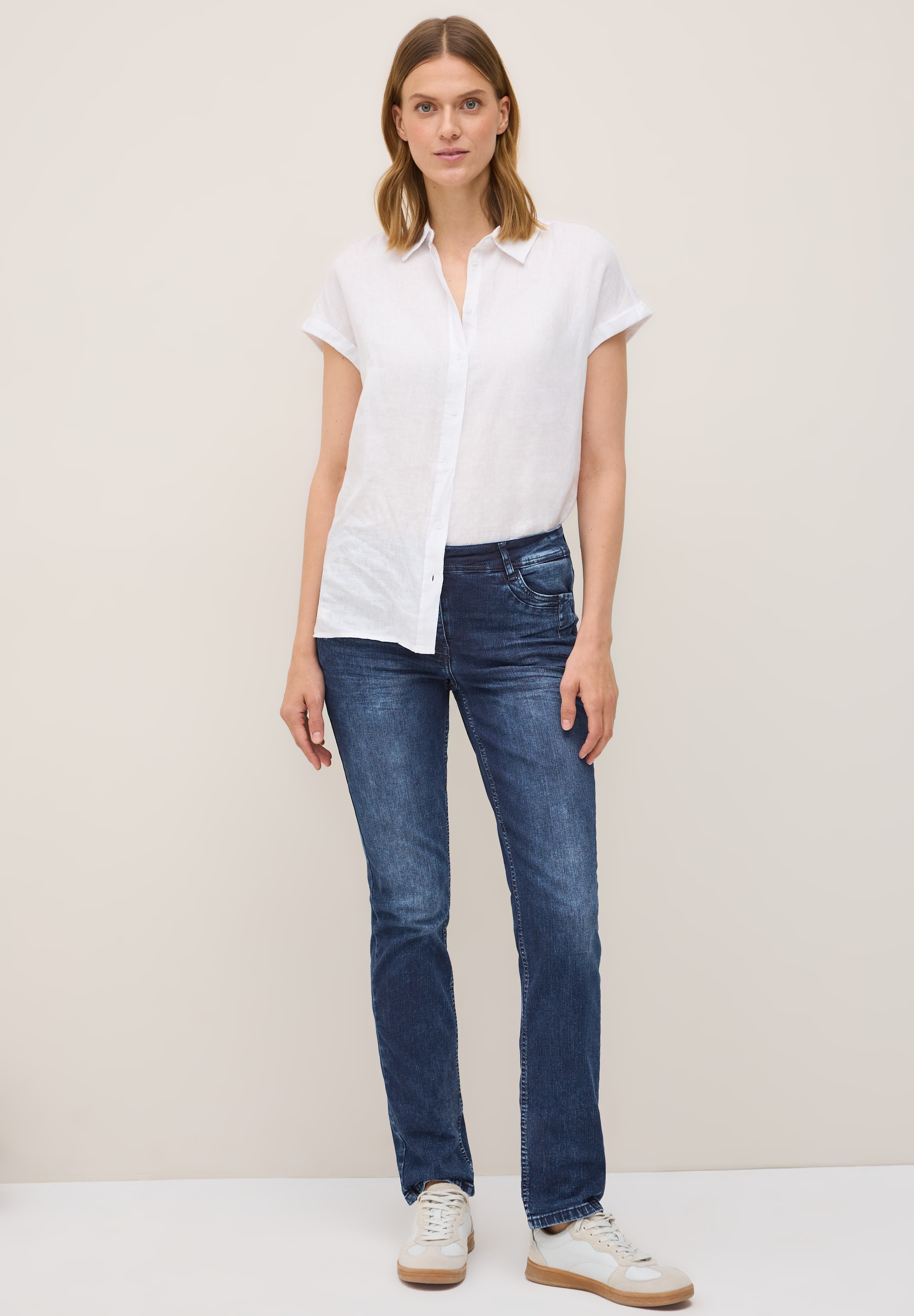 Cecil Loose-fit-Jeans, High Waist
