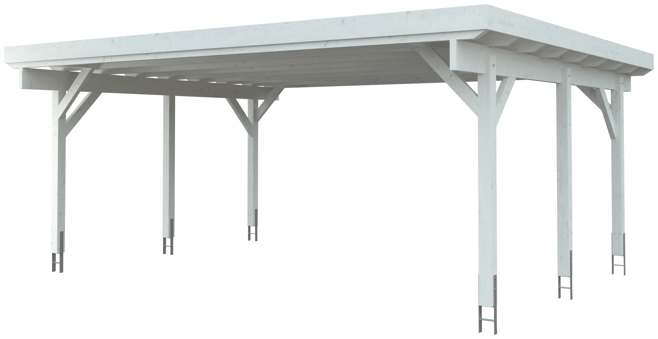 Kiehn-Holz Einzelcarport »KH 320 Holz, | Farben anthrazit, kaufen KH 275 versch. 321«, / Stahl-Dach, BAUR online cm