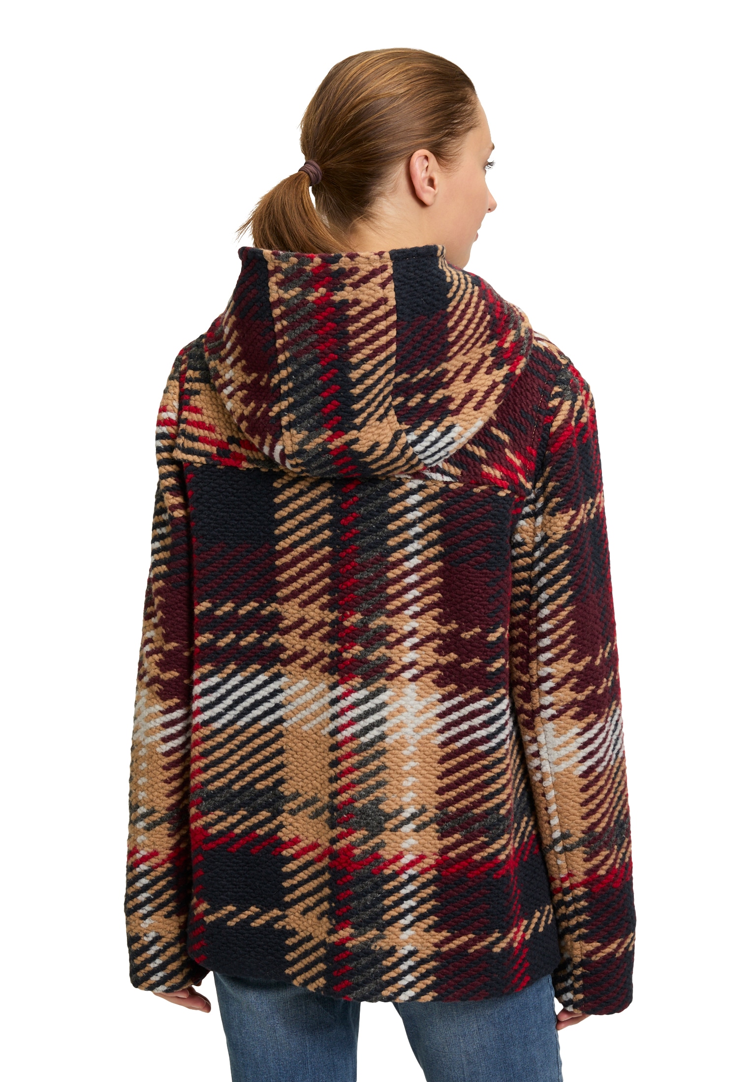Amber & June Outdoorjacke »Amber & June Duffle-Jacke mit Kapuze«, mit Kapuze