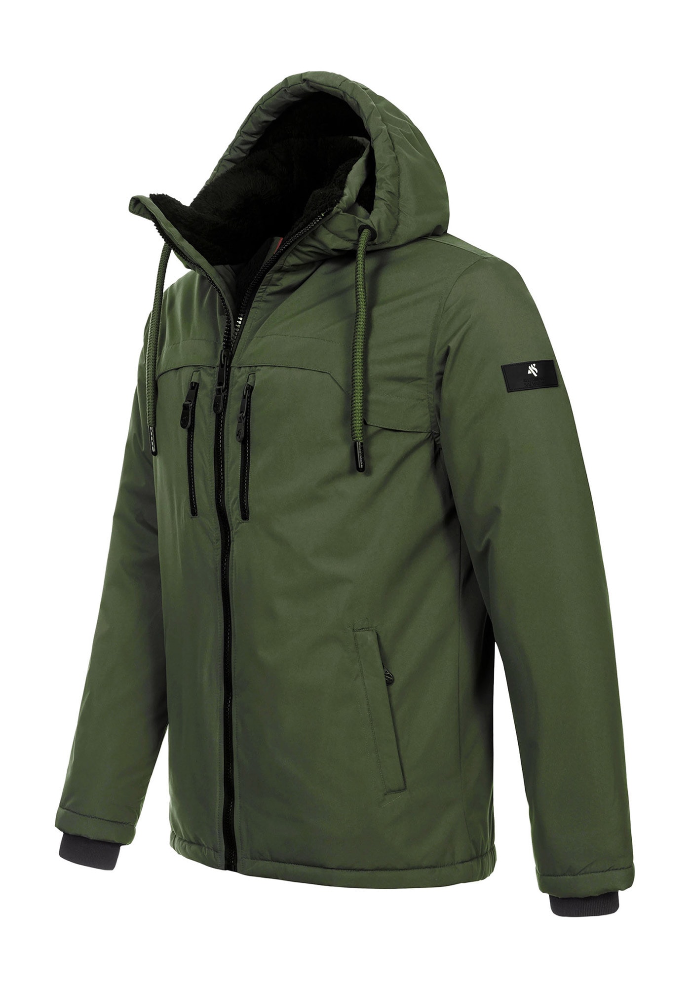 Alessandro Salvarini Winterjacke »ASMori« mit warmem Teddyfell