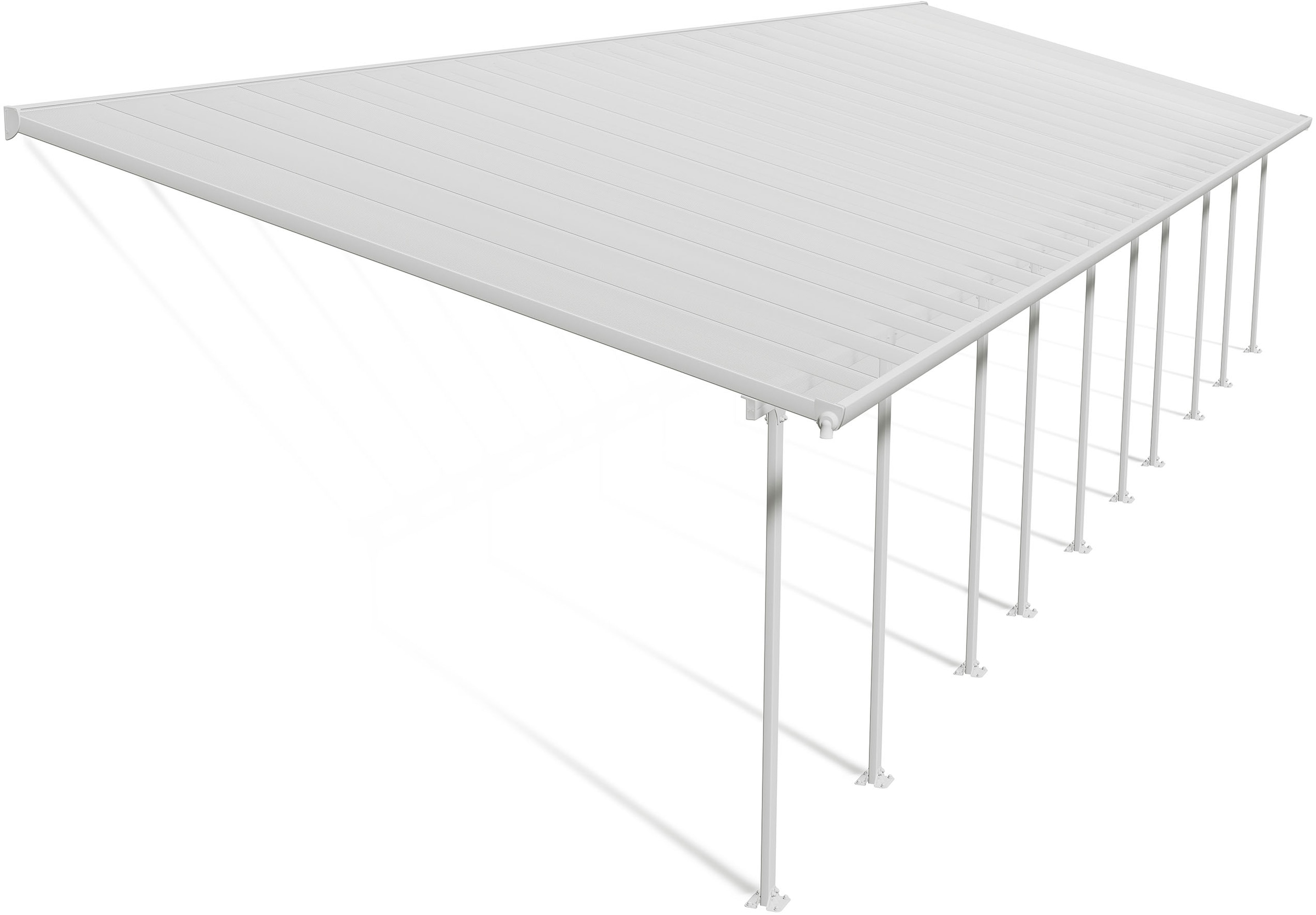 Palram - Canopia Terrassendach »Feria Alu Terrassenüberdachung«, einfache DIY Montage