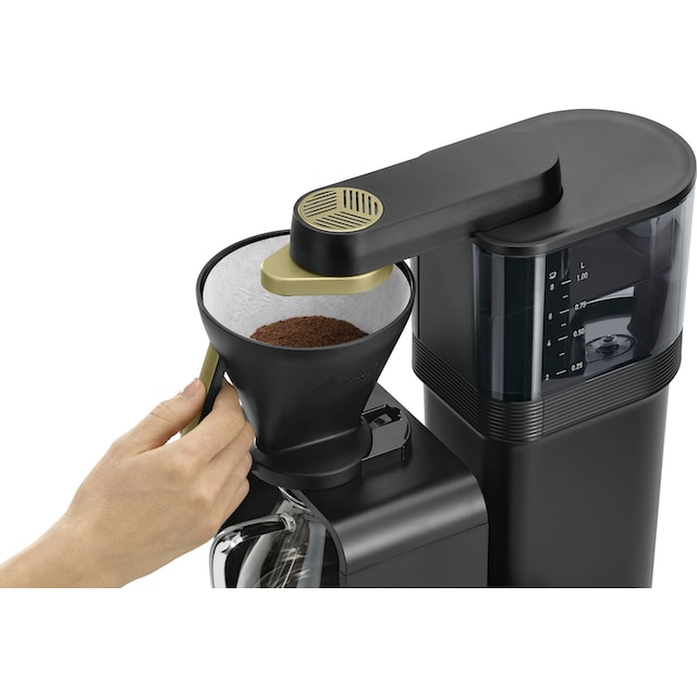 1 BAUR Melitta Papierfilter, »epour® l Schwarz/Gold | 1x4, Kaffeekanne, 1024-12«, Filterkaffeemaschine