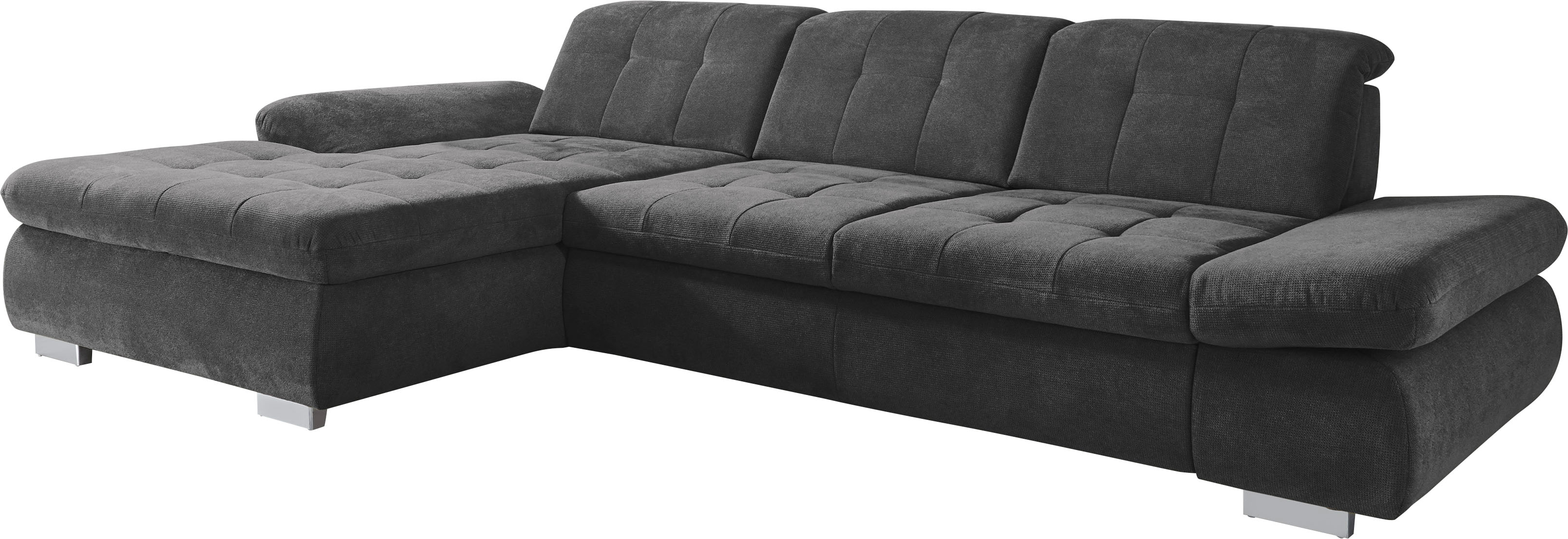 Die PlanBar Ecksofa "MP-IN17004 L-Form, Breite 331 cm, Kaltschaum-Polsterung" inkl. Sitztiefenverstellung, wahlweise weitere Funktionen