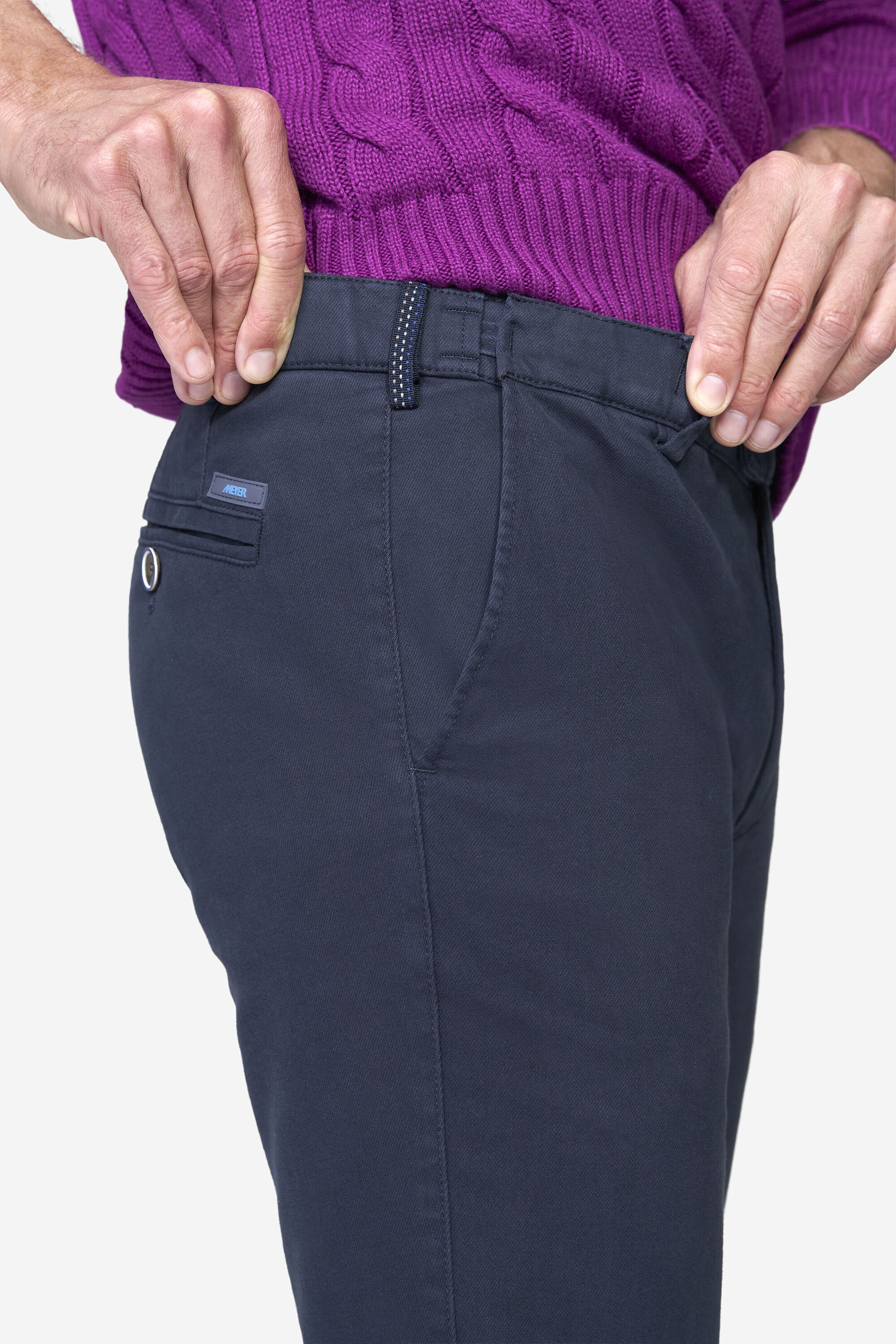 MEYER Chinos »Oslo 2-3616«  mit Dehnbund