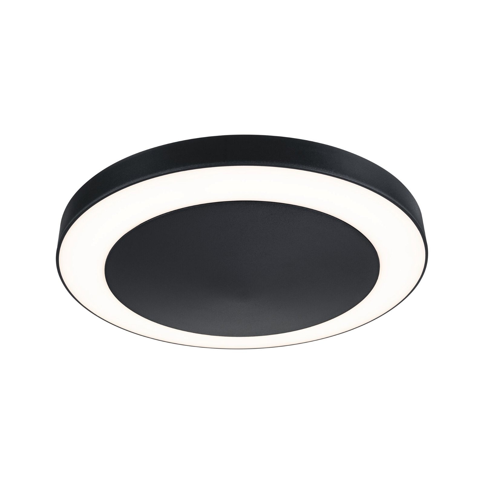 Paulmann LED Außen-Deckenleuchte "Circula IP44 rund 320mm 3000K 14W 880lm 230V Kunststoff" 1 Stk. Warmweiß Dämmerungssensor Bewegungsmelder seewasserresistent