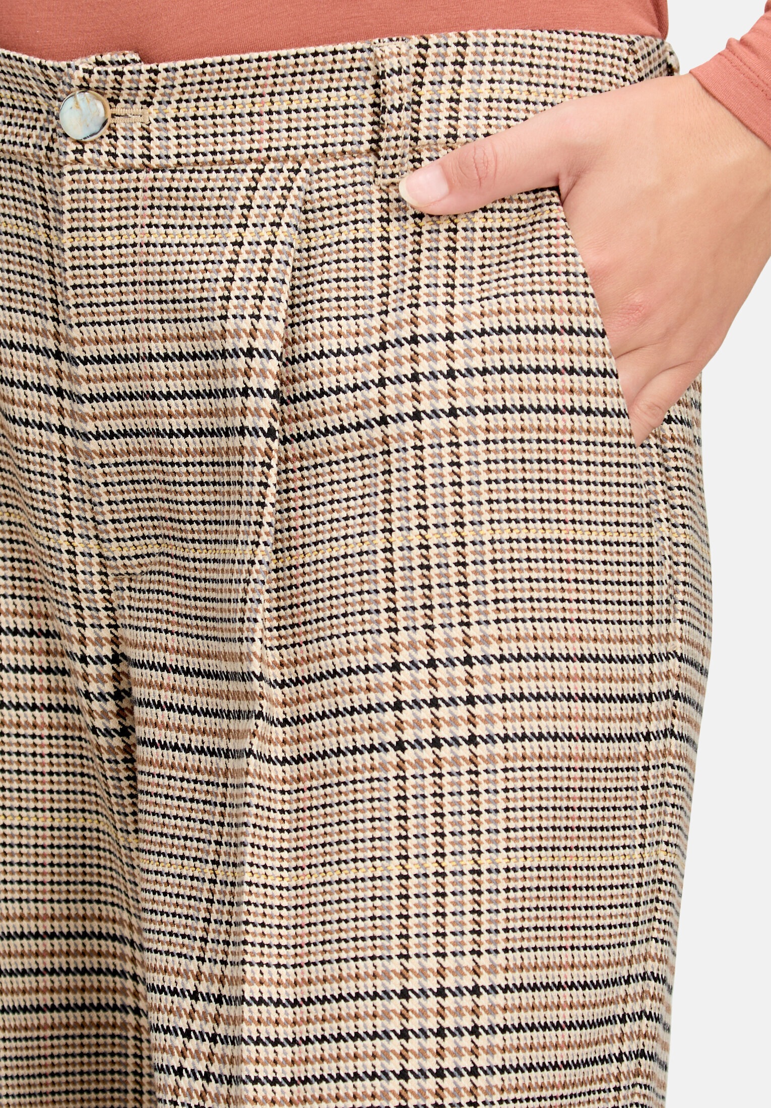 Cartoon Bundfaltenhose »Damen mit Bundfalten«