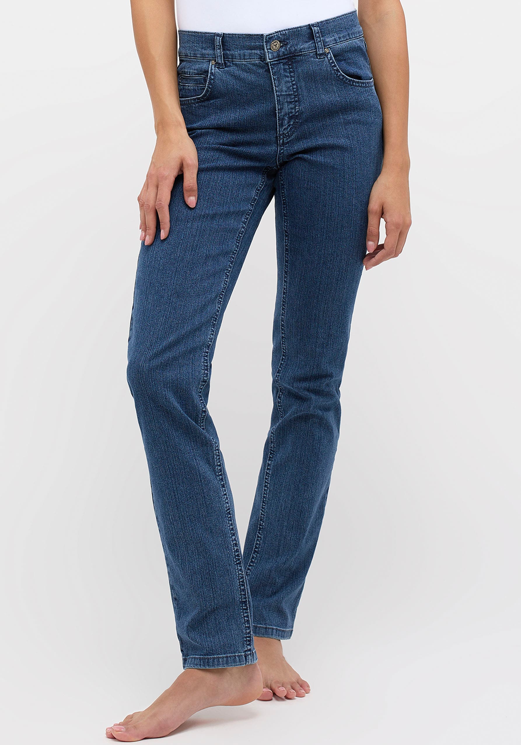 ANGELS 5-Pocket-Jeans »CICI«, aus sportivem Denim